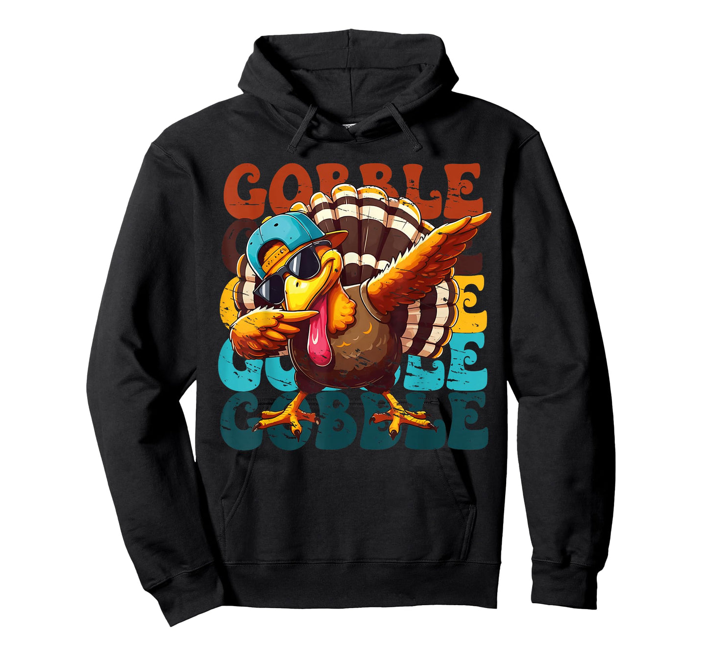 Thanksgiving Turkey Dab Gobble Funny Toddler Boys Kids Youth T-Shirt
