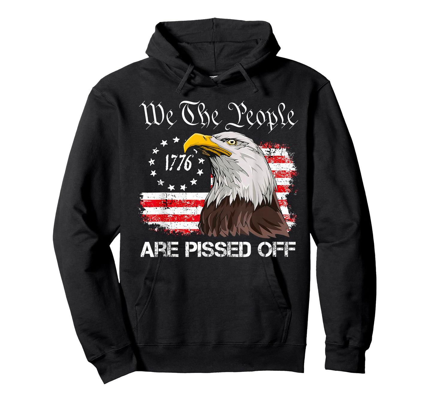 We The People are Pissed Off Vintage US American Flag Eagle T-Shirt