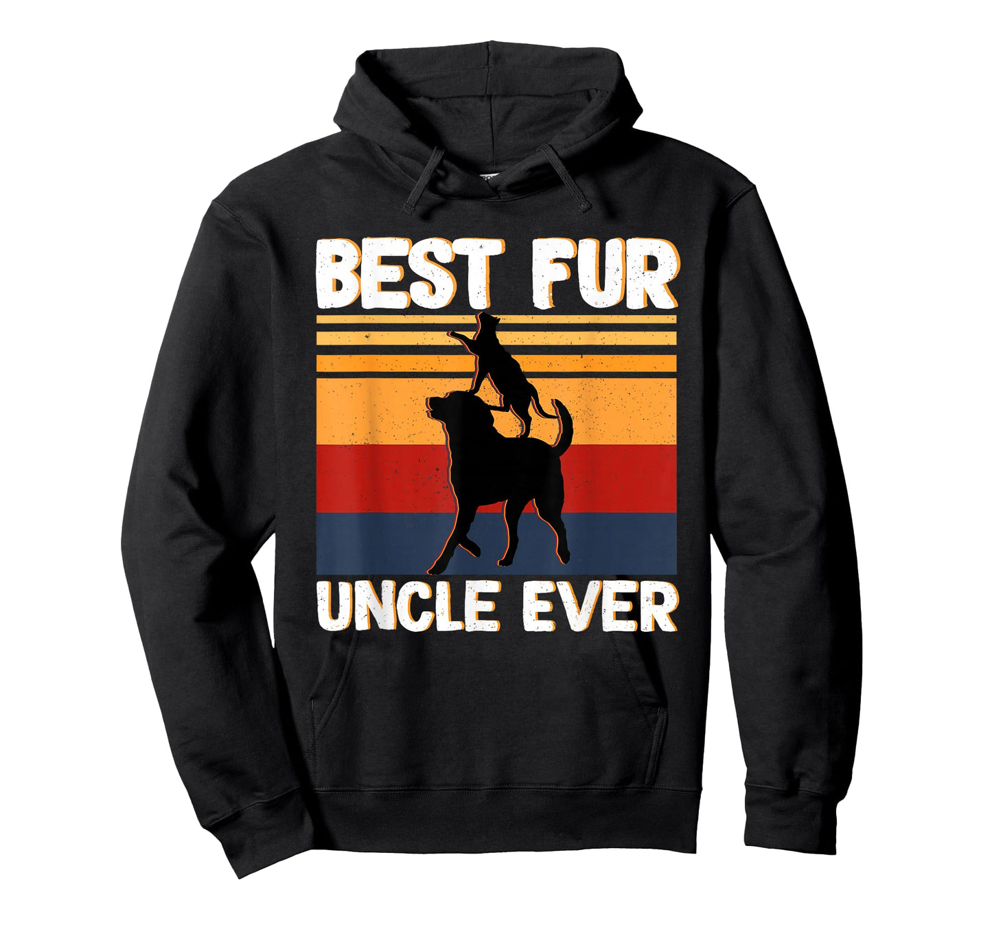 Best Fur Uncle Ever Funny Vintage Retro Dog and Cat Owner T-Shirt