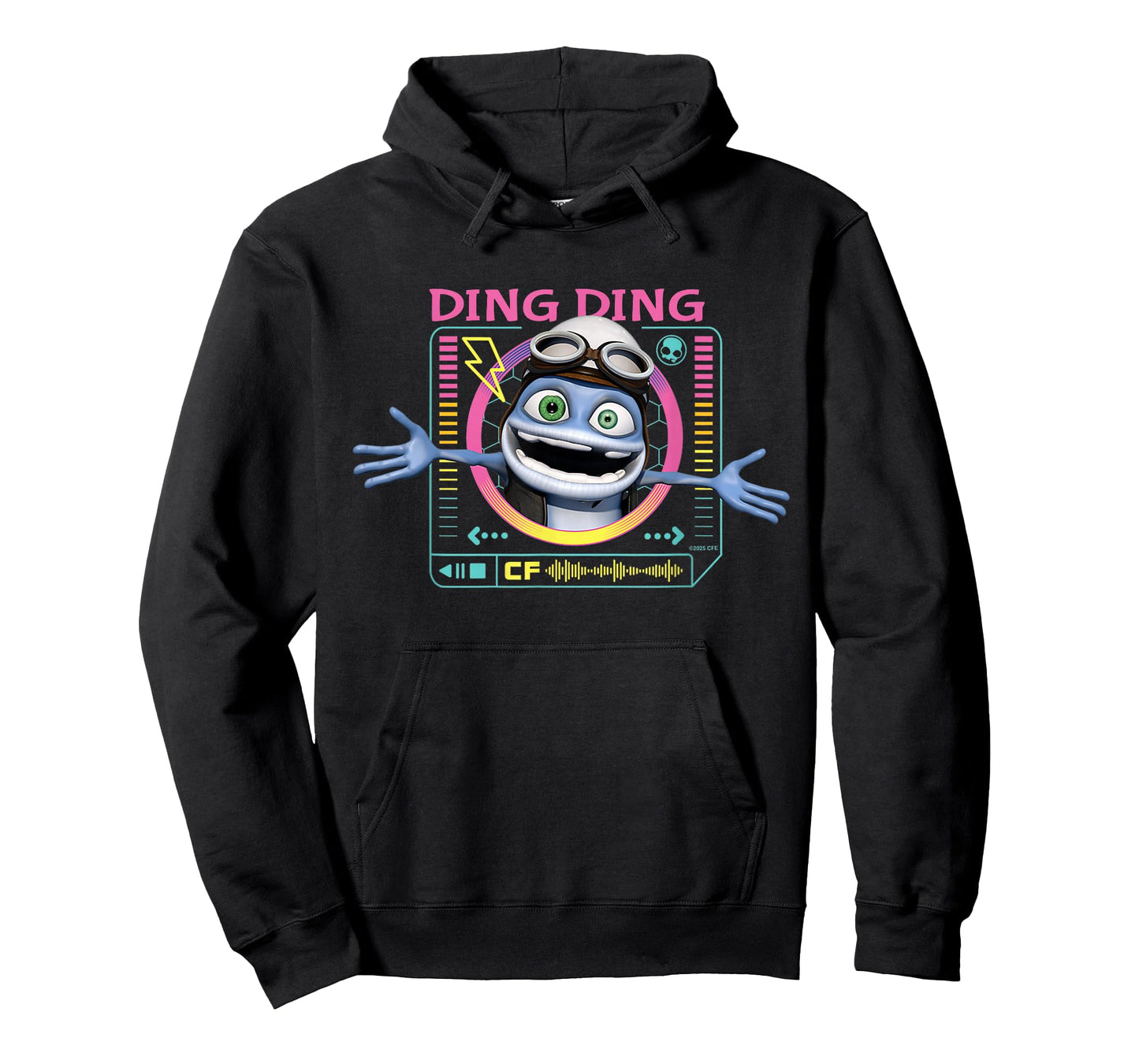 Crazy Frog Retro Music Player for Kids Funny Ding Ding T-Shirt