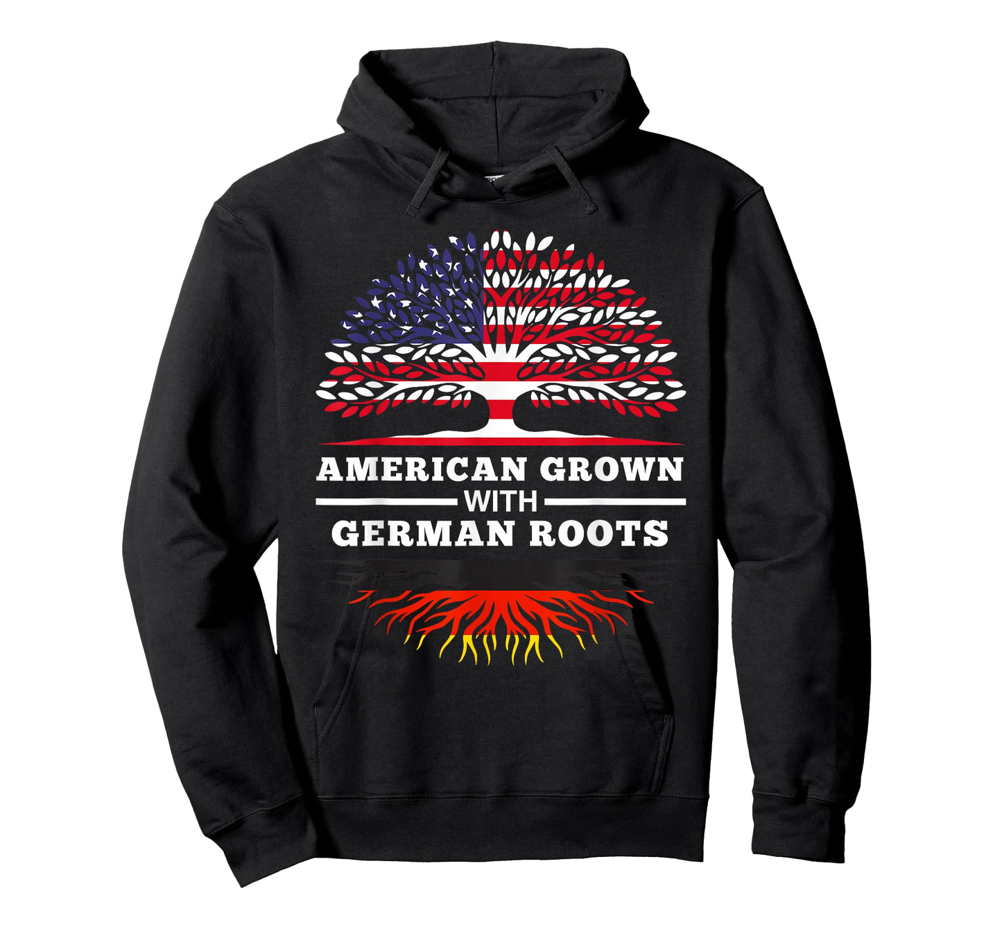 American Grown with German Roots Family Heritage Germany T-Shirt Small