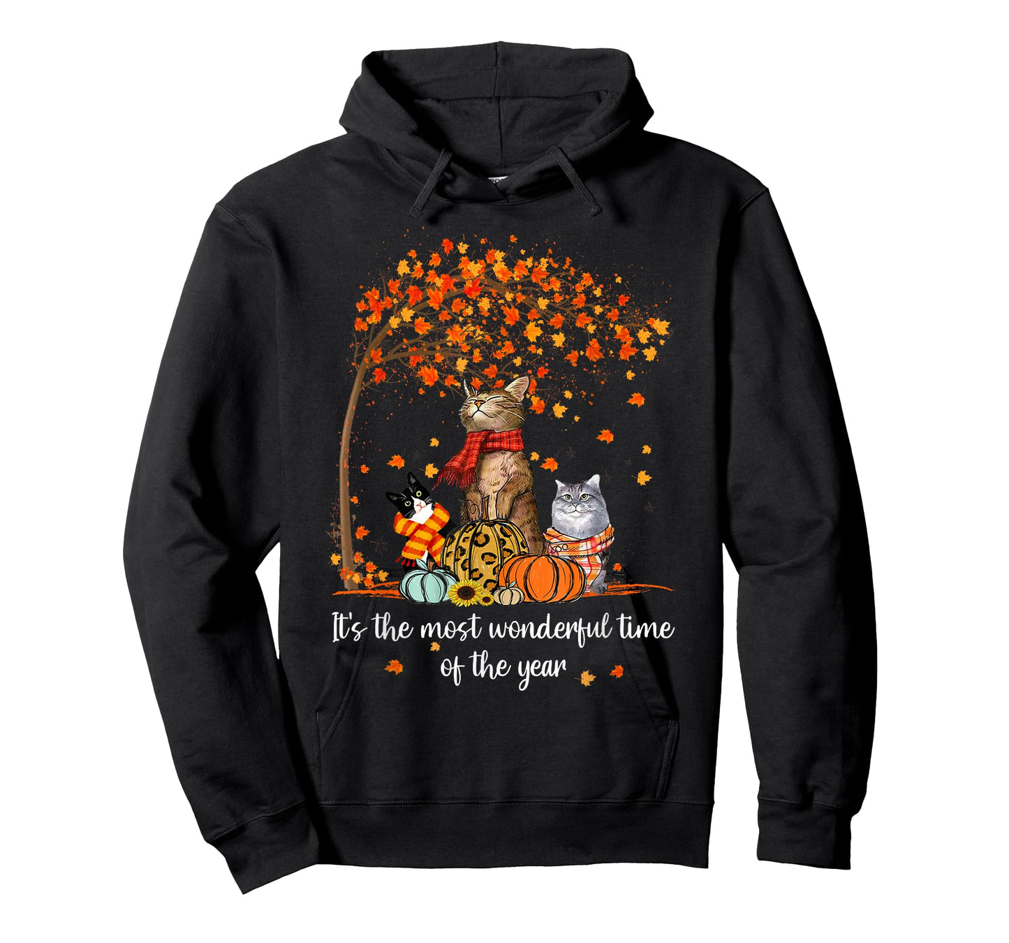 It's The Most Wonderful Time Of The Year Family Cats Autumn T-Shirt