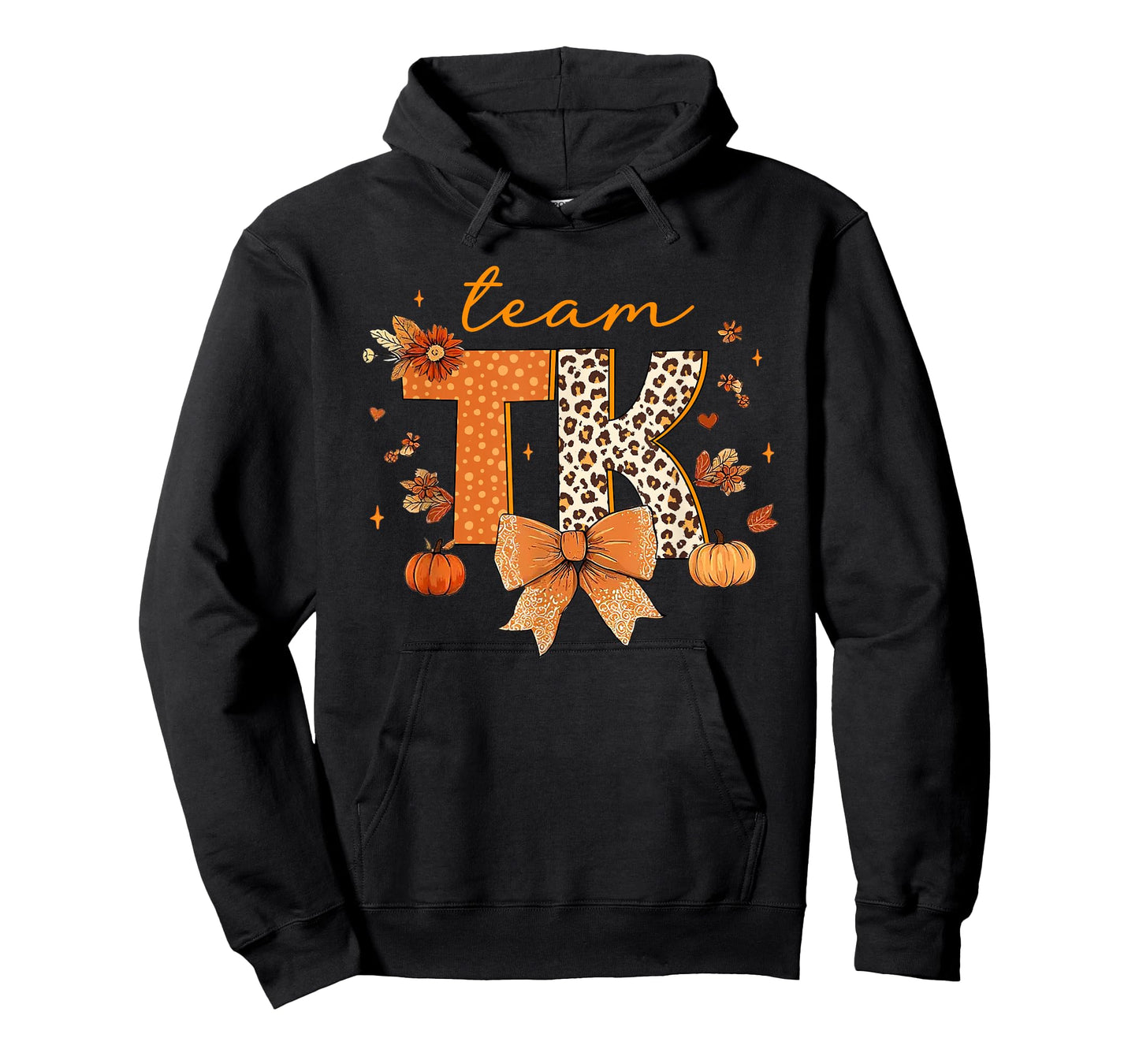 Team TK Teacher Fall Bow Transitional Kindergarten Student T-Shirt