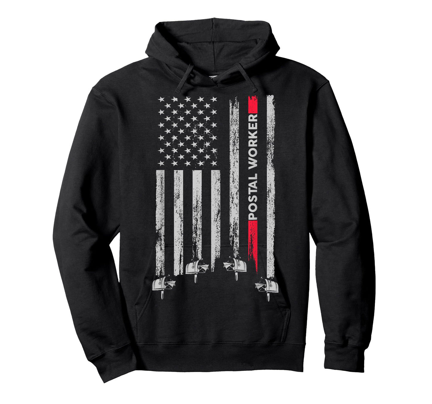 Postal Worker Vintage USA American Flag US Postal T-Shirt