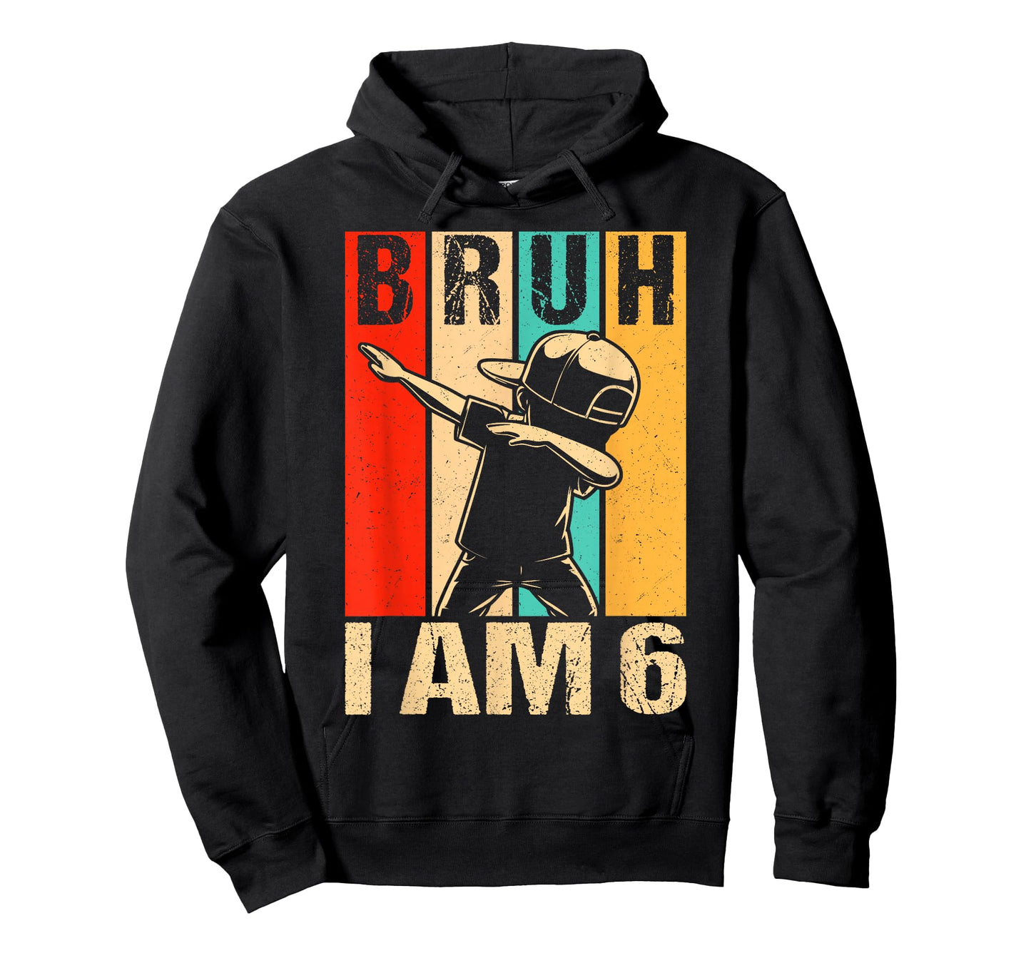 6 Year Old Birthday Dabbing Boy Bruh It's My 6th Birthday T-Shirt