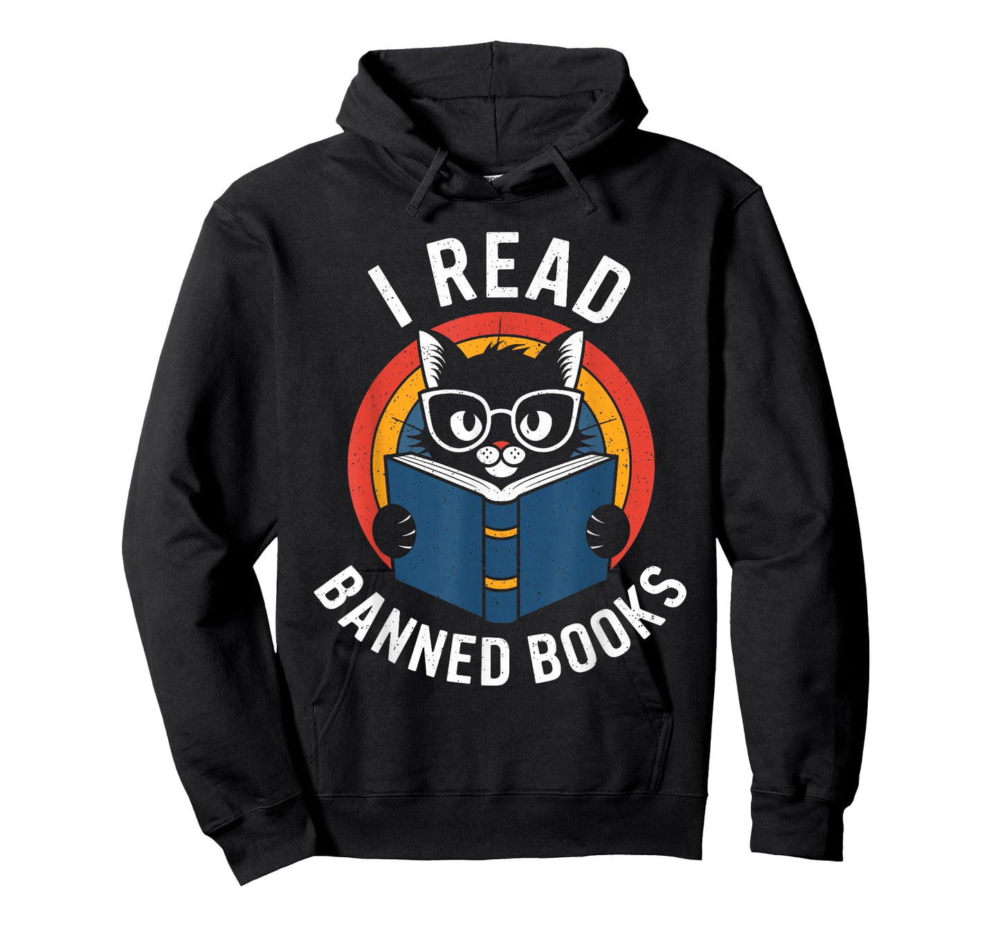 I Read Banned Books for Men Women Funny Cat | Banned Books T-Shirt