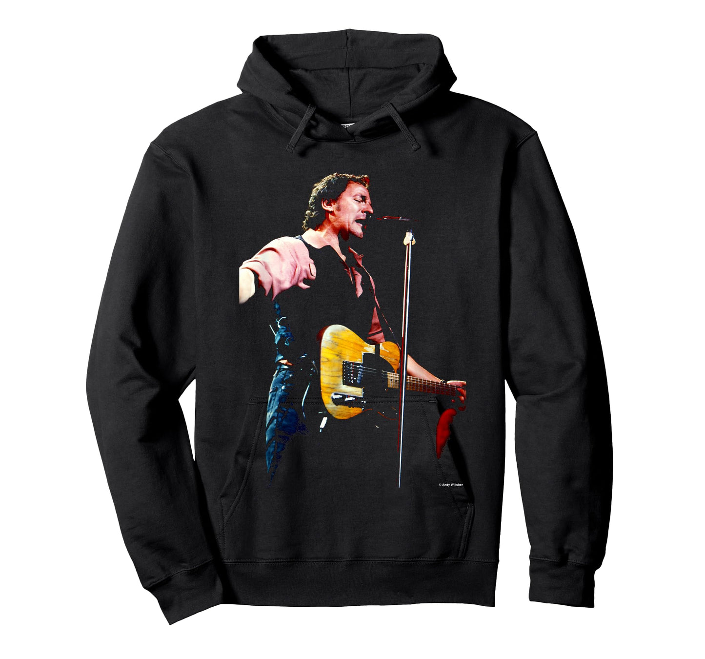 The Boss Bruce Springsteen Live by Andy Willsher T-Shirt