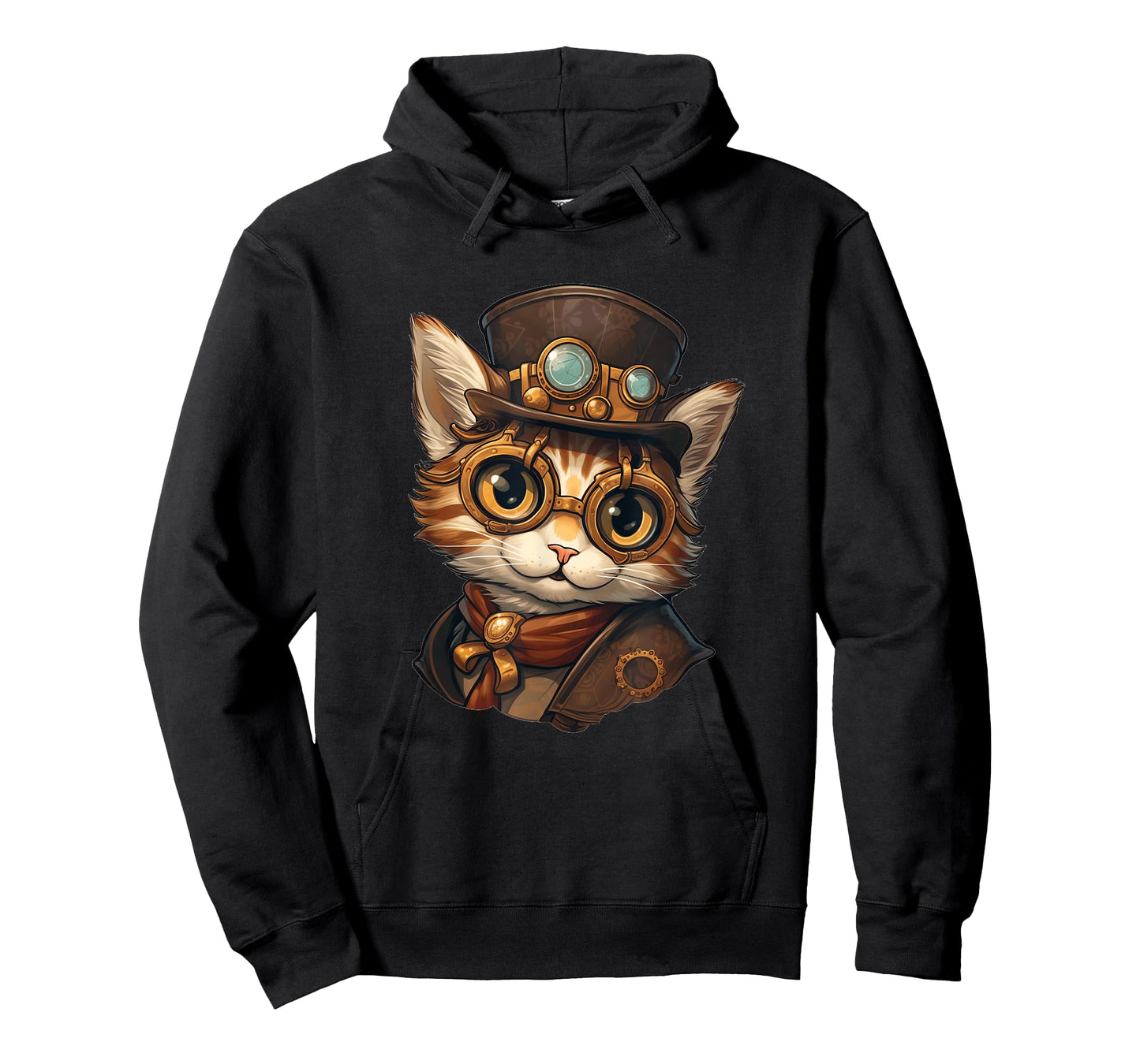 Steampunk Cat Women Men Kids Steampunk Kitten T-Shirt