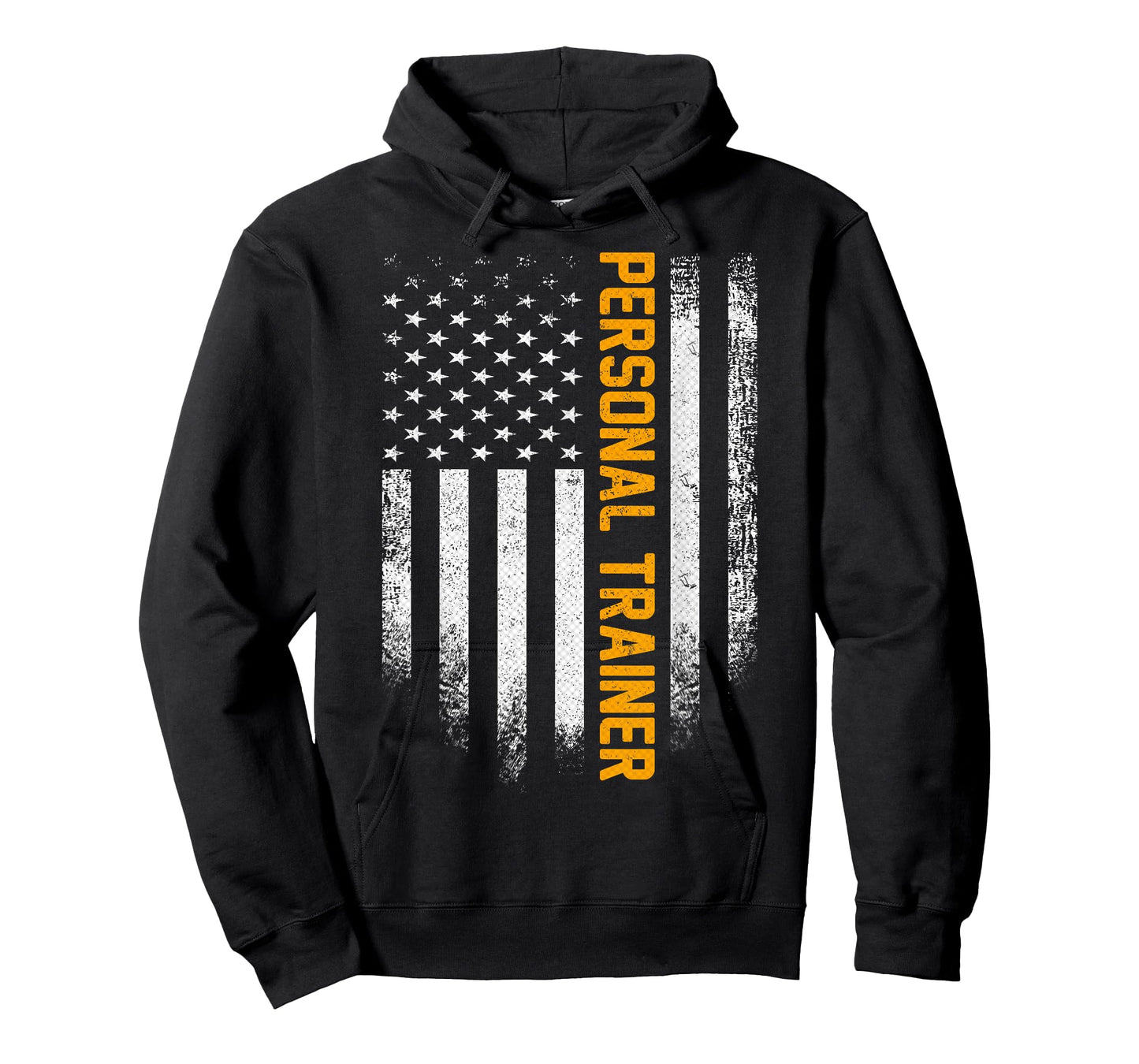 Vintage USA Personal Trainer American Flag Patriotic Funny T-Shirt