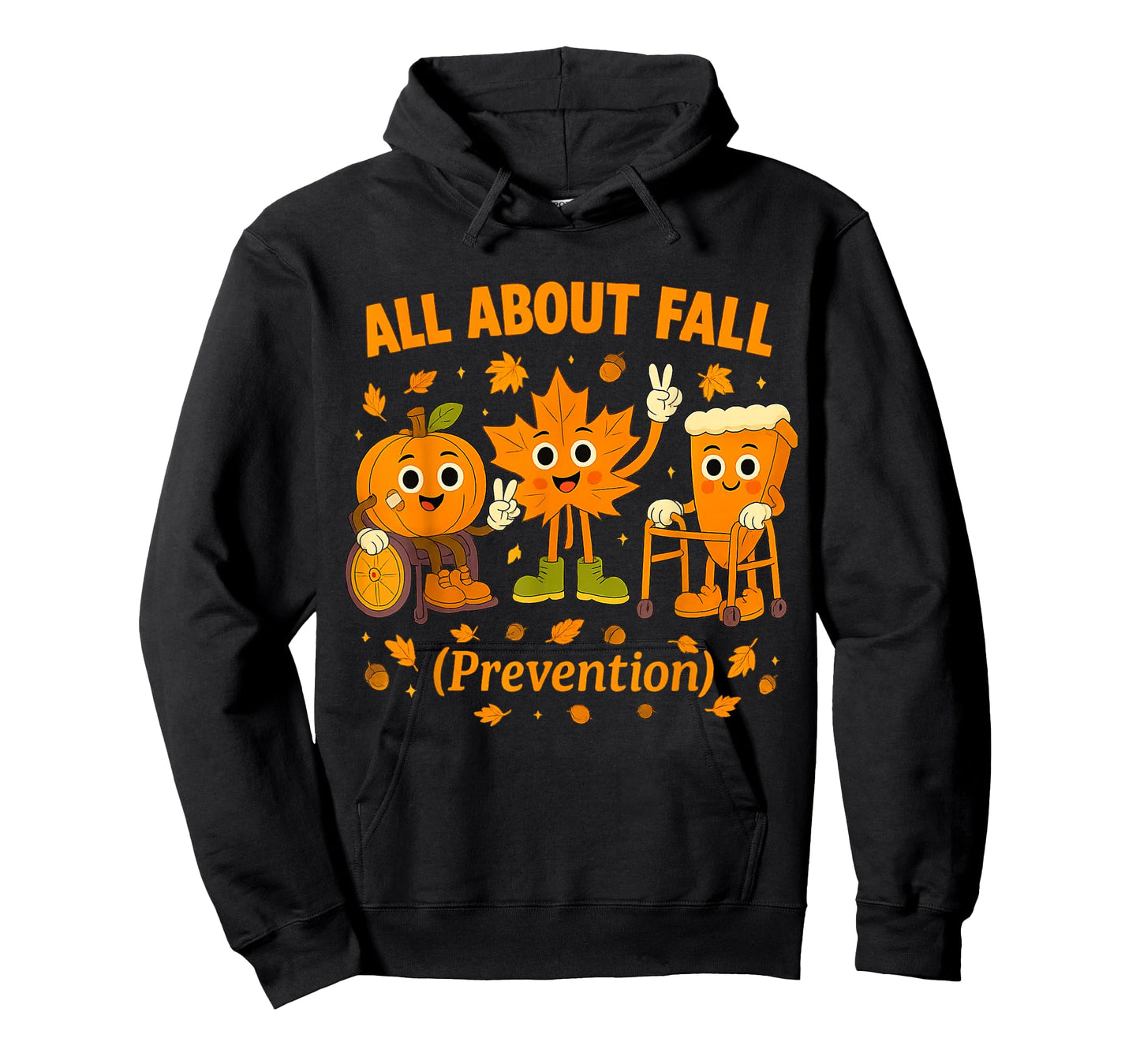 All About Fall Prevention Fun Halloween Design Nurse T-Shirt