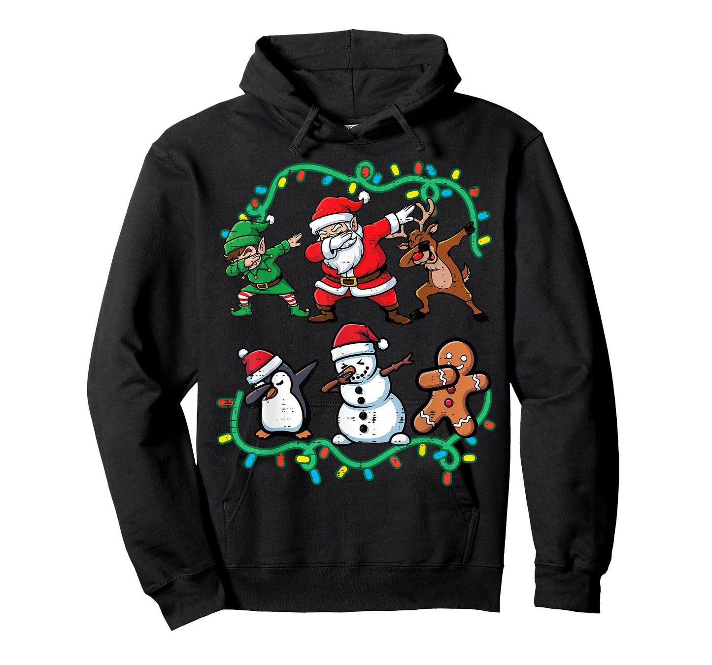 Christmas Santa Elf Reindeer Dab Xmas Dance Boys Girls Kids T-Shirt