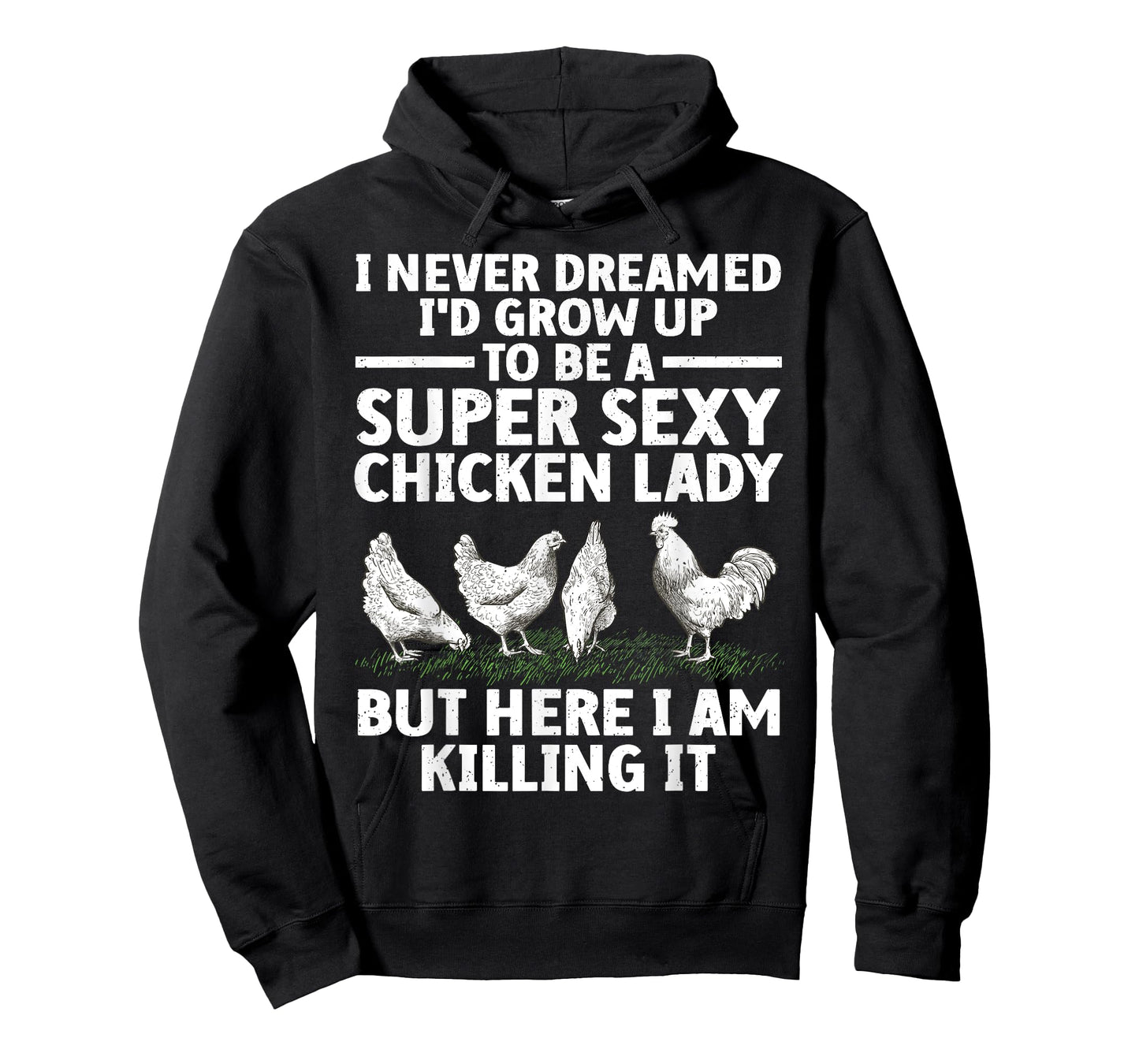 Cool Chicken Lady Art For Women Mom Hen Flock Chicken Farmer T-Shirt