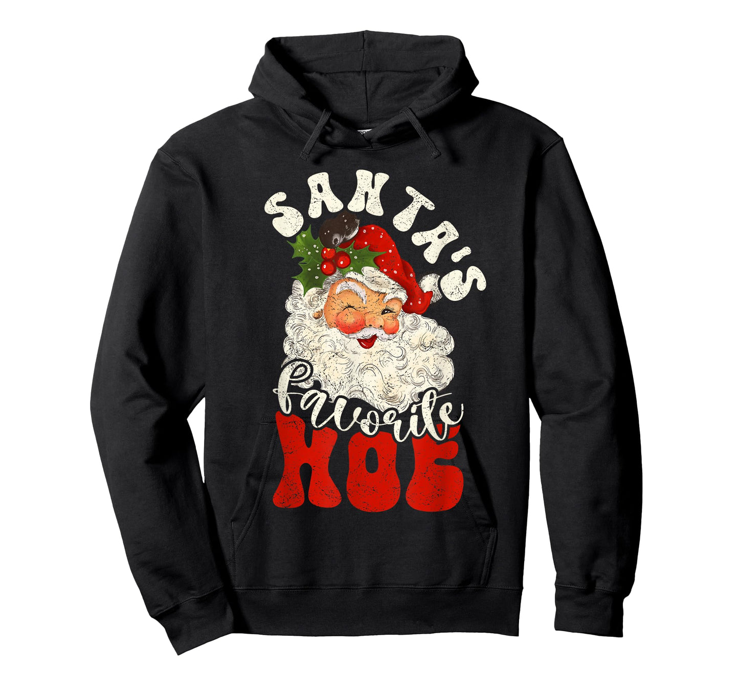 Christmas Santa's Favorite Hoe Naughty Santa Claus T-Shirt