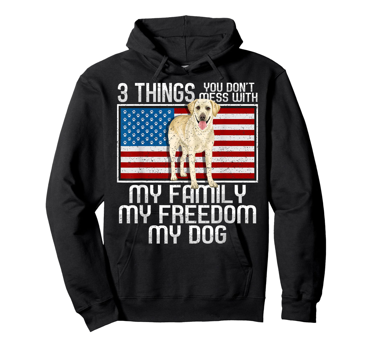 Yellow Labrador Retriever Dog 3 Things T-Shirt