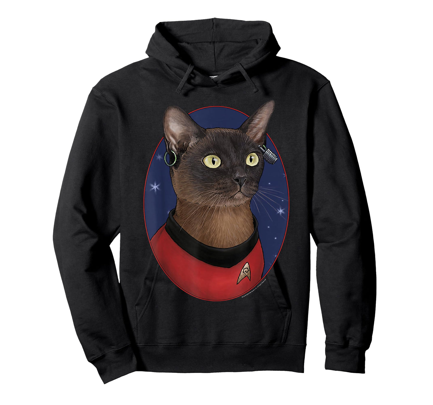 Star Trek: The Original Series Nyota Uhura Cat Portrait T-Shirt