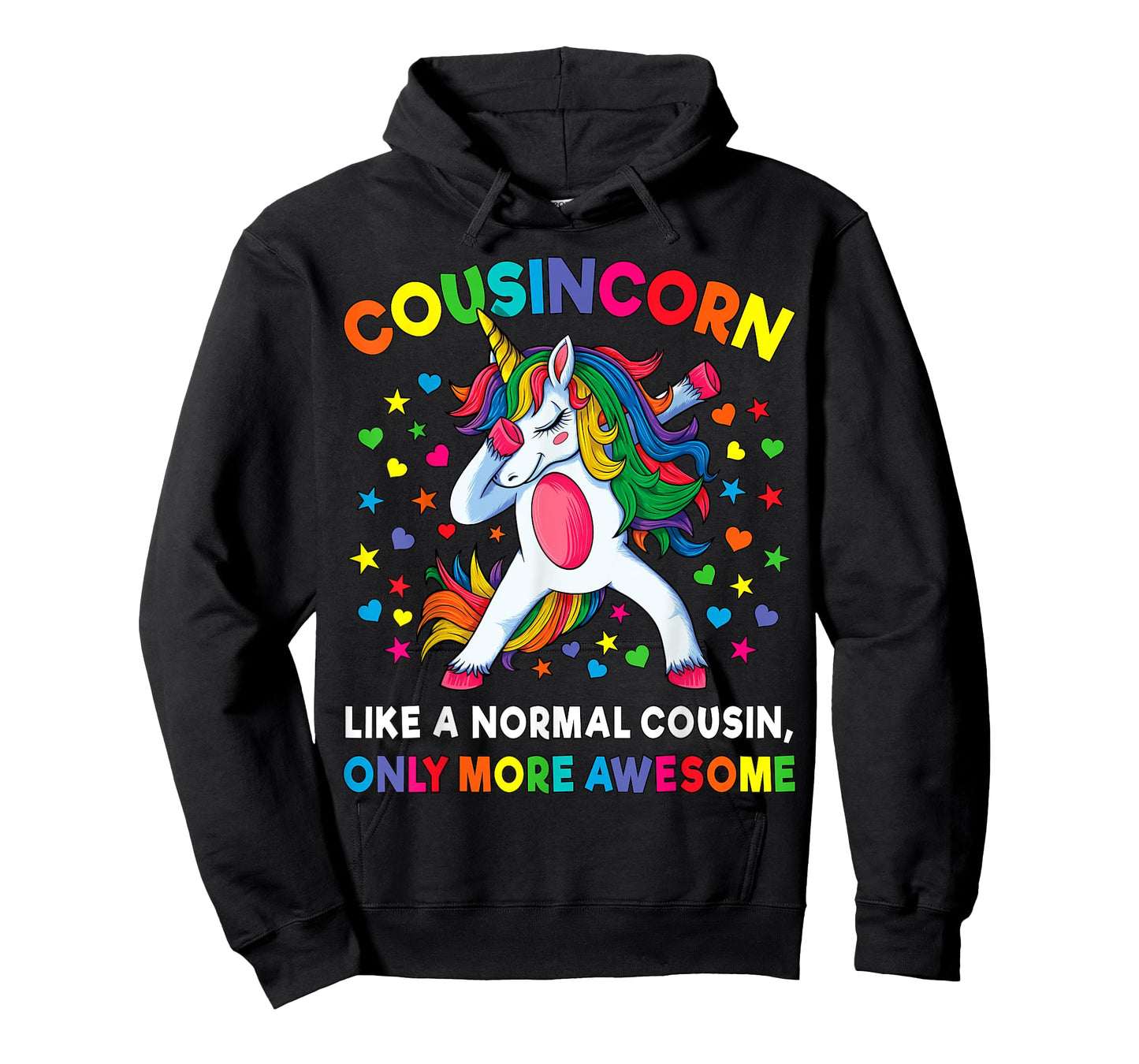 Cousincorn Like A Cousin Only Awesome Dabbing Unicorn T-Shirt