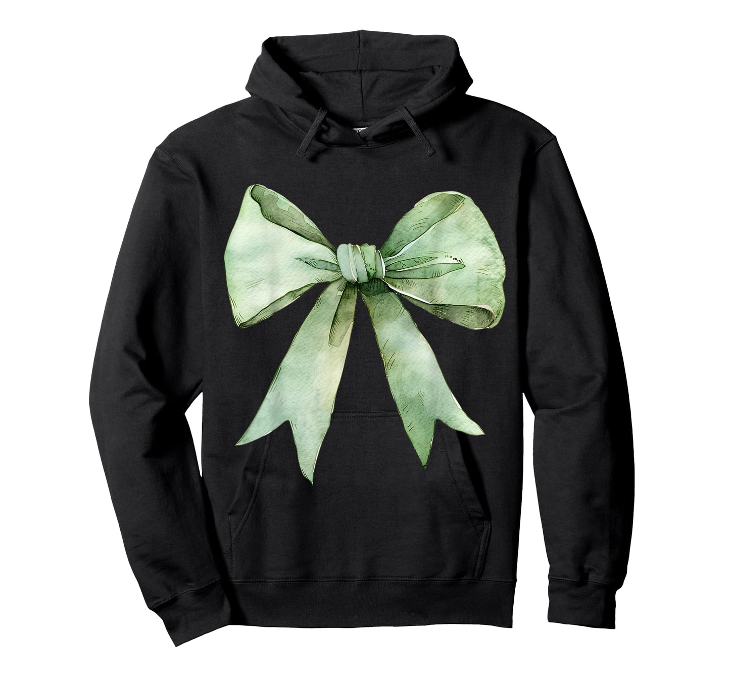 Trendy Aesthetic Green Coquette y2k Girl Green Bow Ribbon T-Shirt