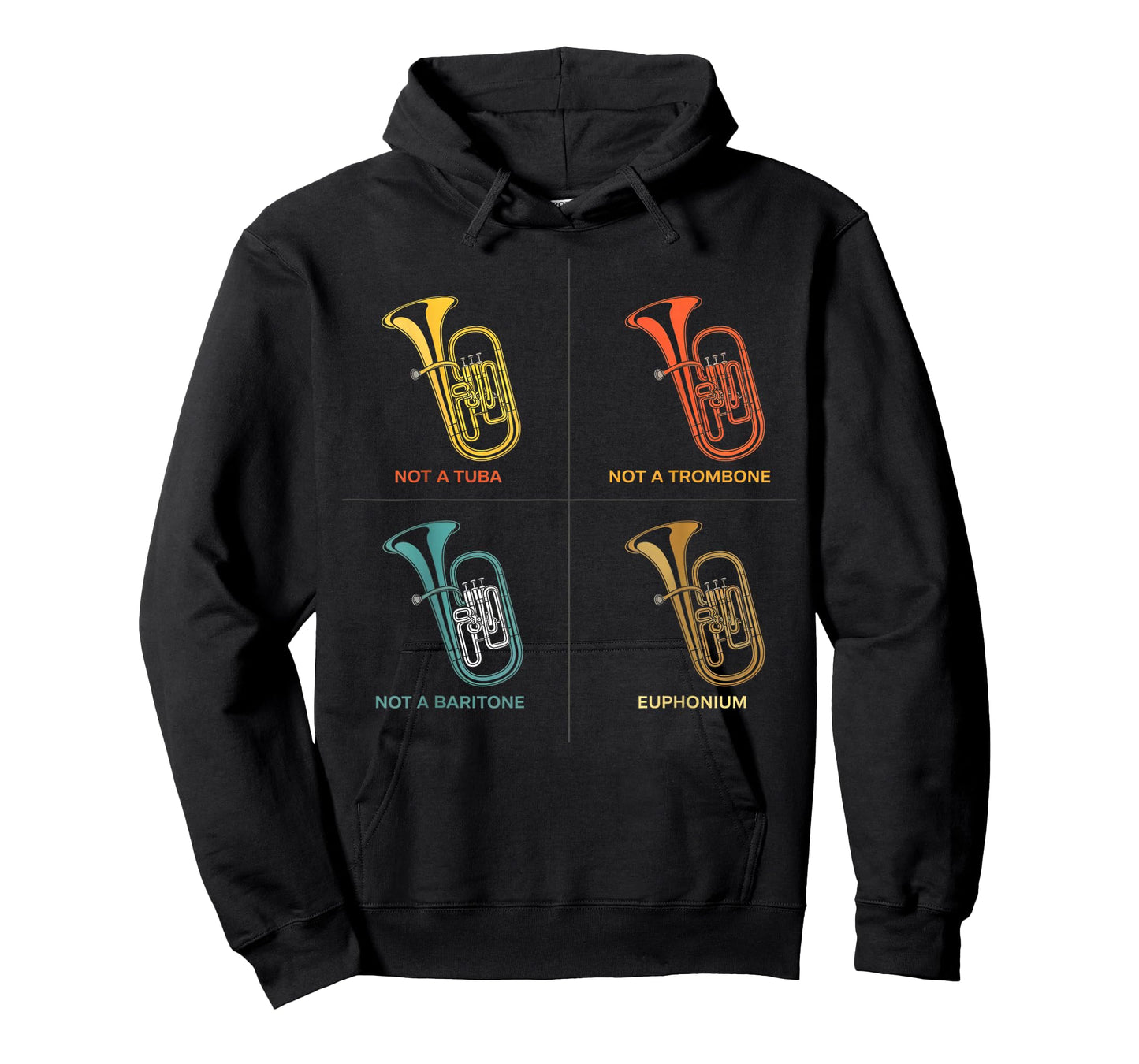 Euphoniumist Marching Band Baritone Vintage Euphonium T-Shirt