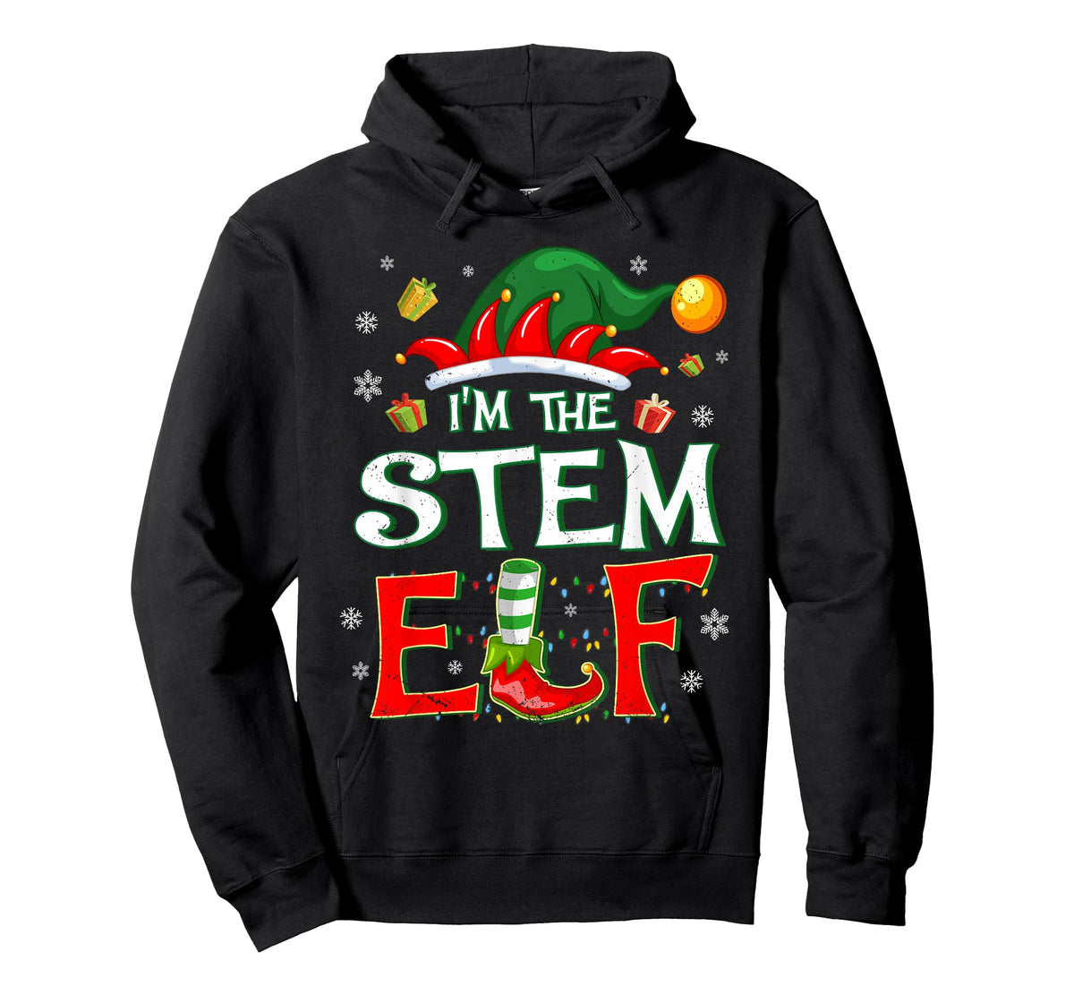 Im The STEM Elf Fun Christmas STEM Teacher Men Women Kids T-Shirt