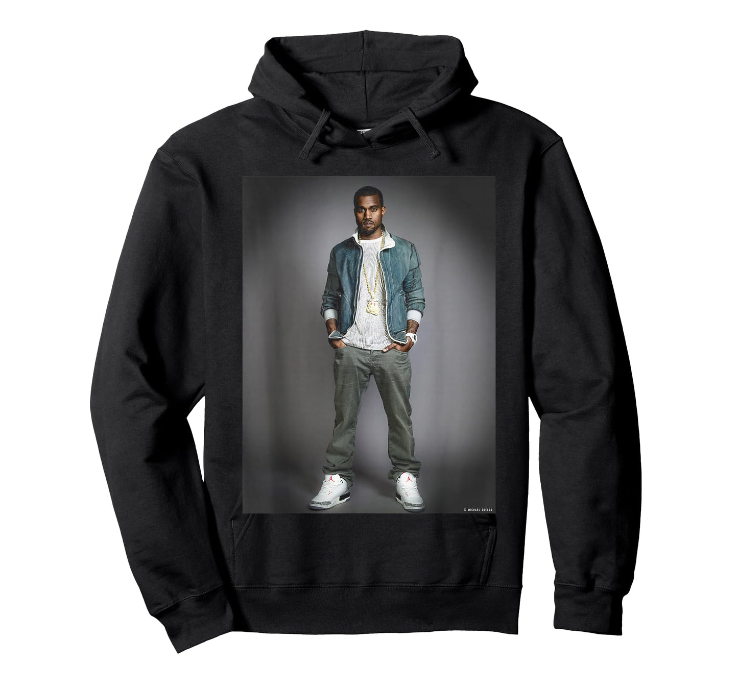Rap Artist Kanye West by Michael Grecco T-Shirt