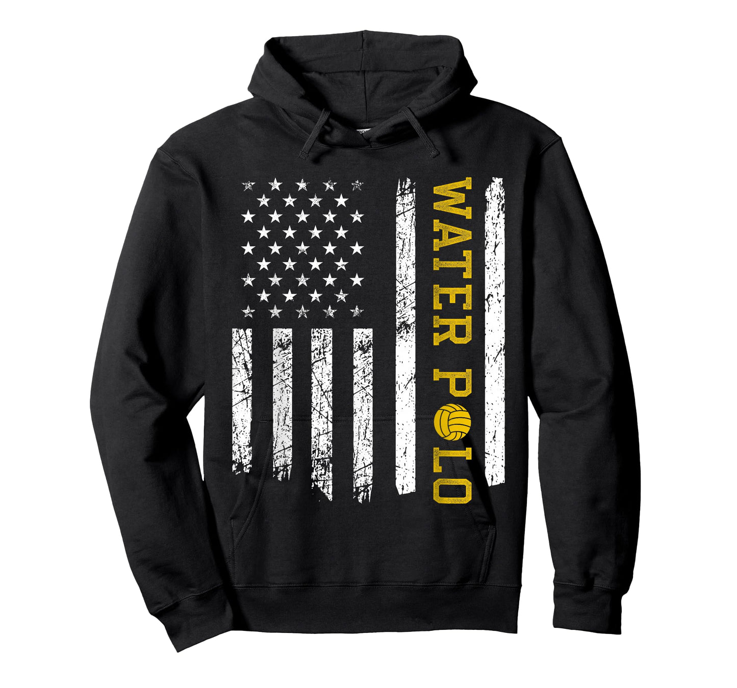 Vintage American USA Flag Water Polo T-Shirt