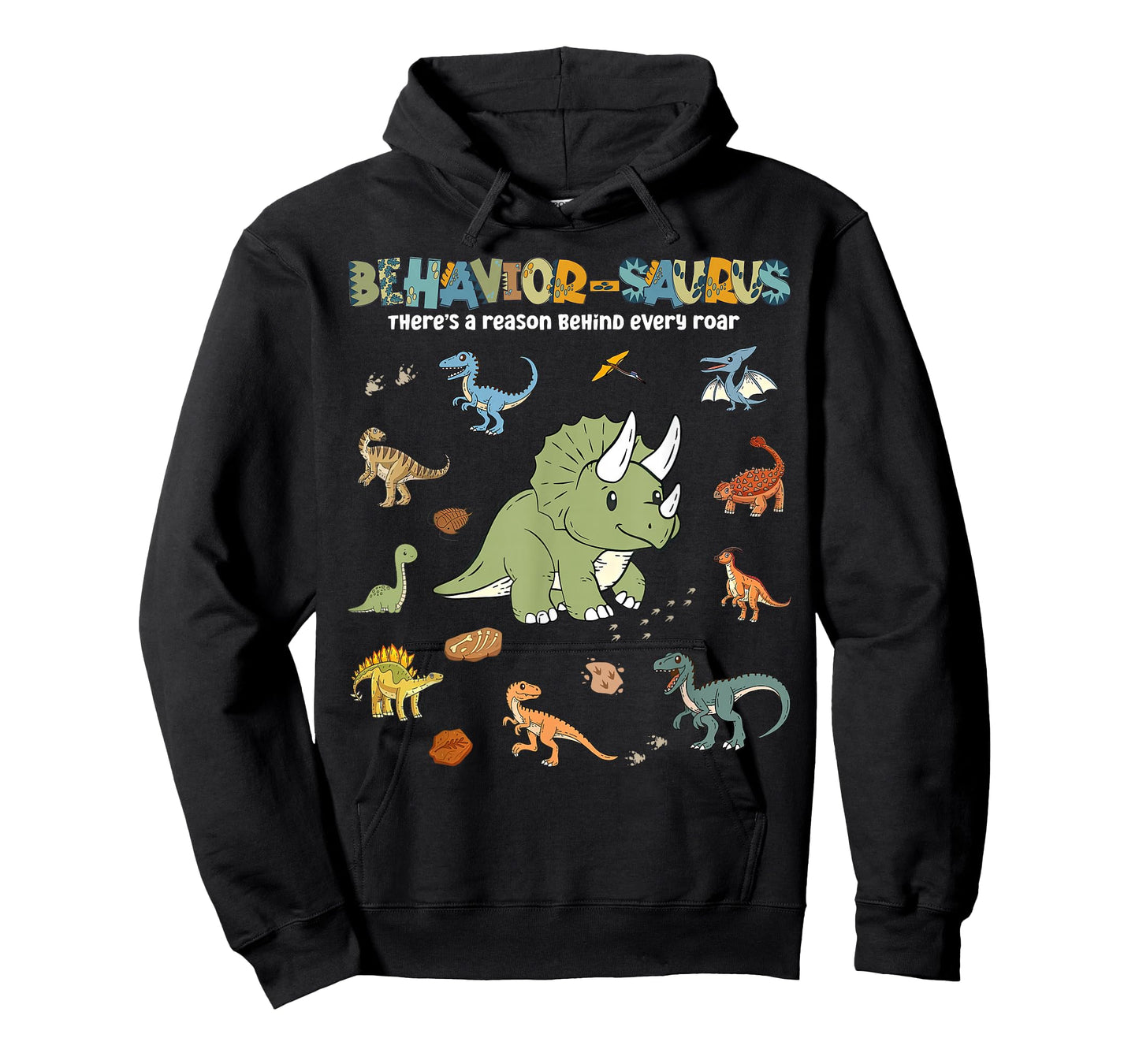 Behavior-Saurus Cute Retro Dinosaur ABA RBT Behavior Analyst T-Shirt
