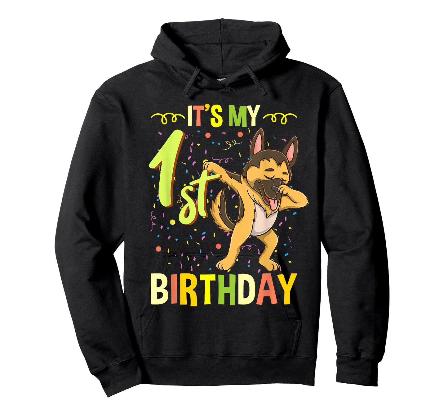 Its My 1st Birthday Dabbing German Shepherd T-Shirt