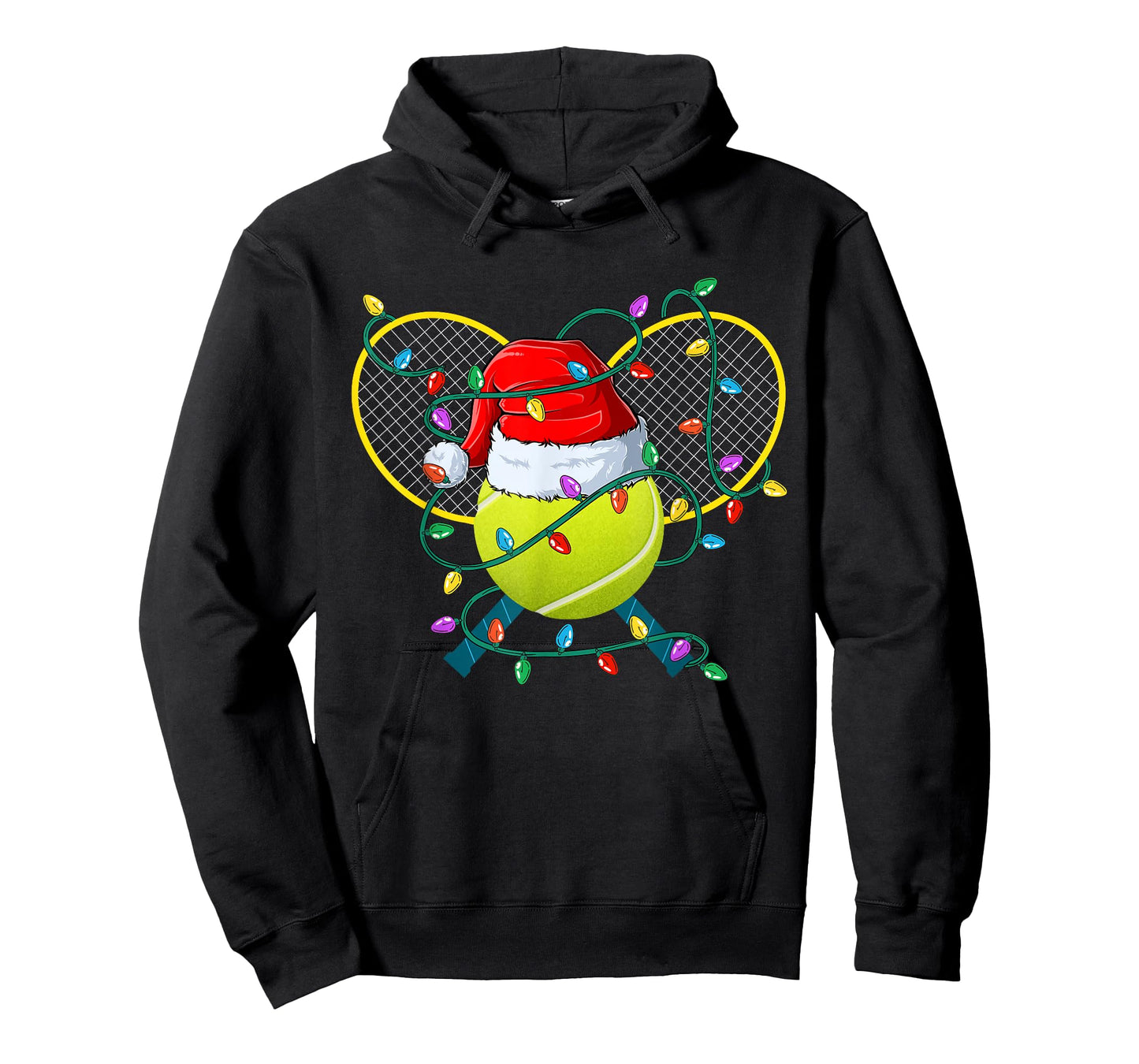 Christmas Tennis Xmas Santa Sports Hat Mens Womens Kids T-Shirt