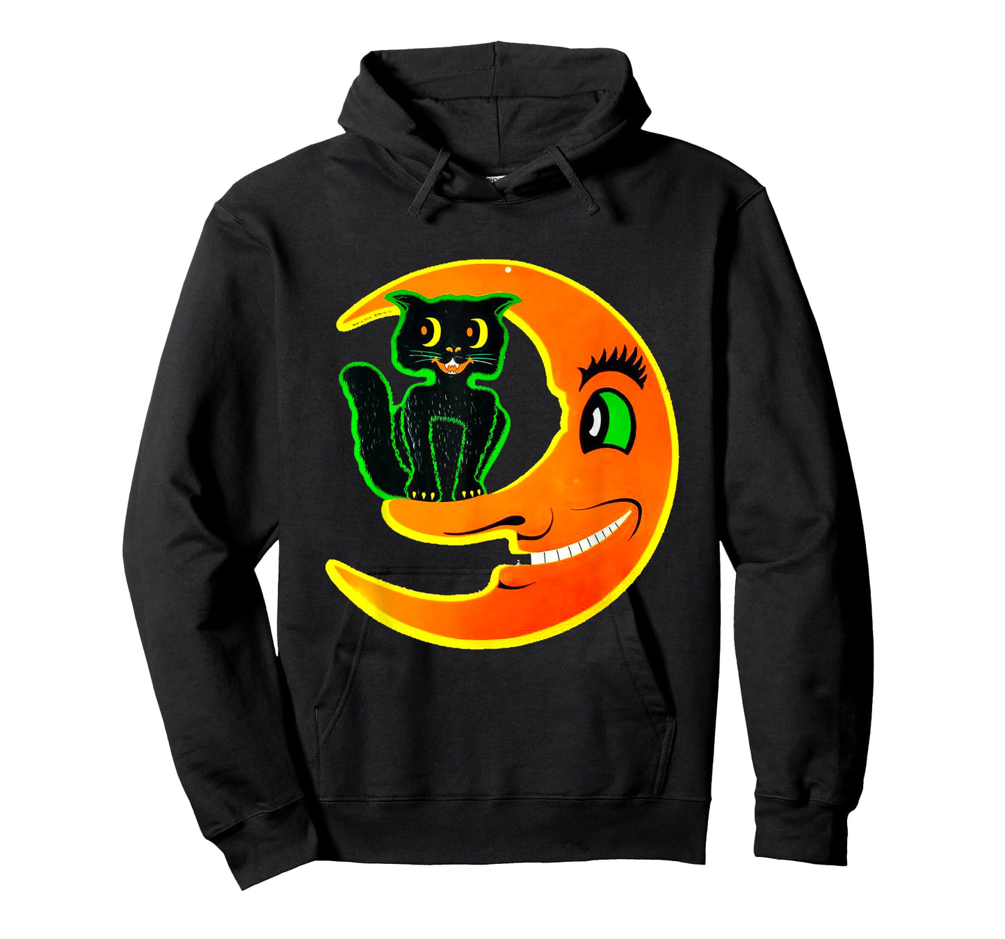 Vintage Halloween Beistle Cat on the Moon Horror Gift T-Shirt