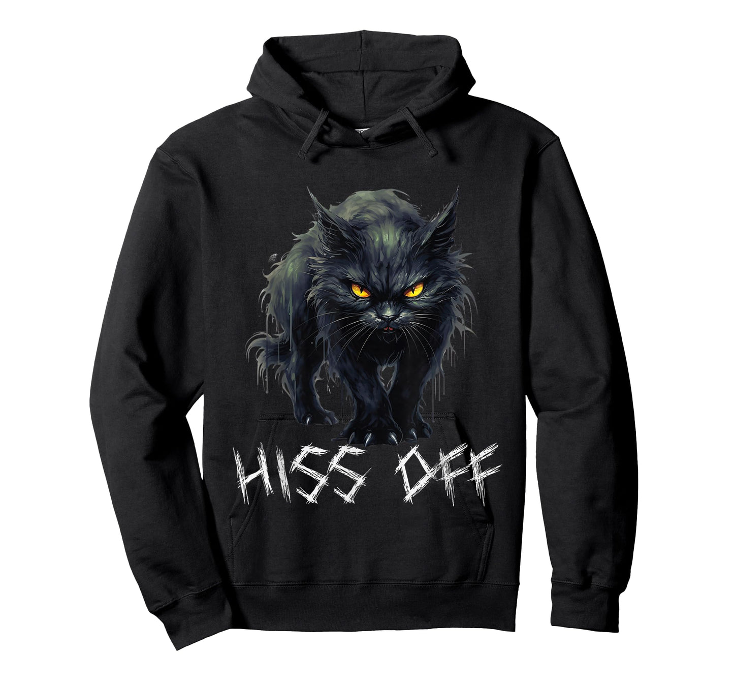 Hiss Off Cat Men Women T-Shirt