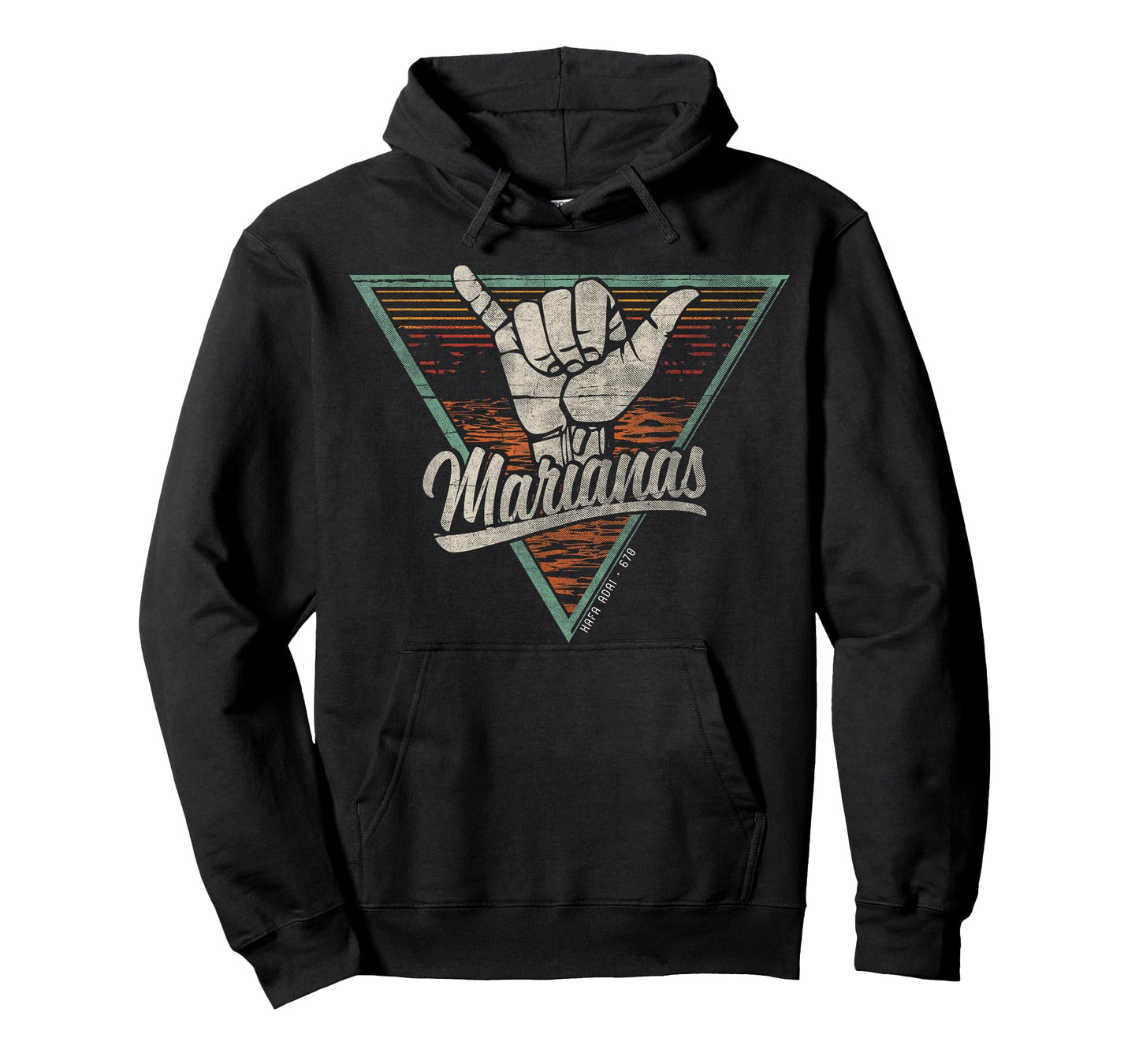 Retro Shaka Marianas Shirt - CNMI tshirt T-Shirt