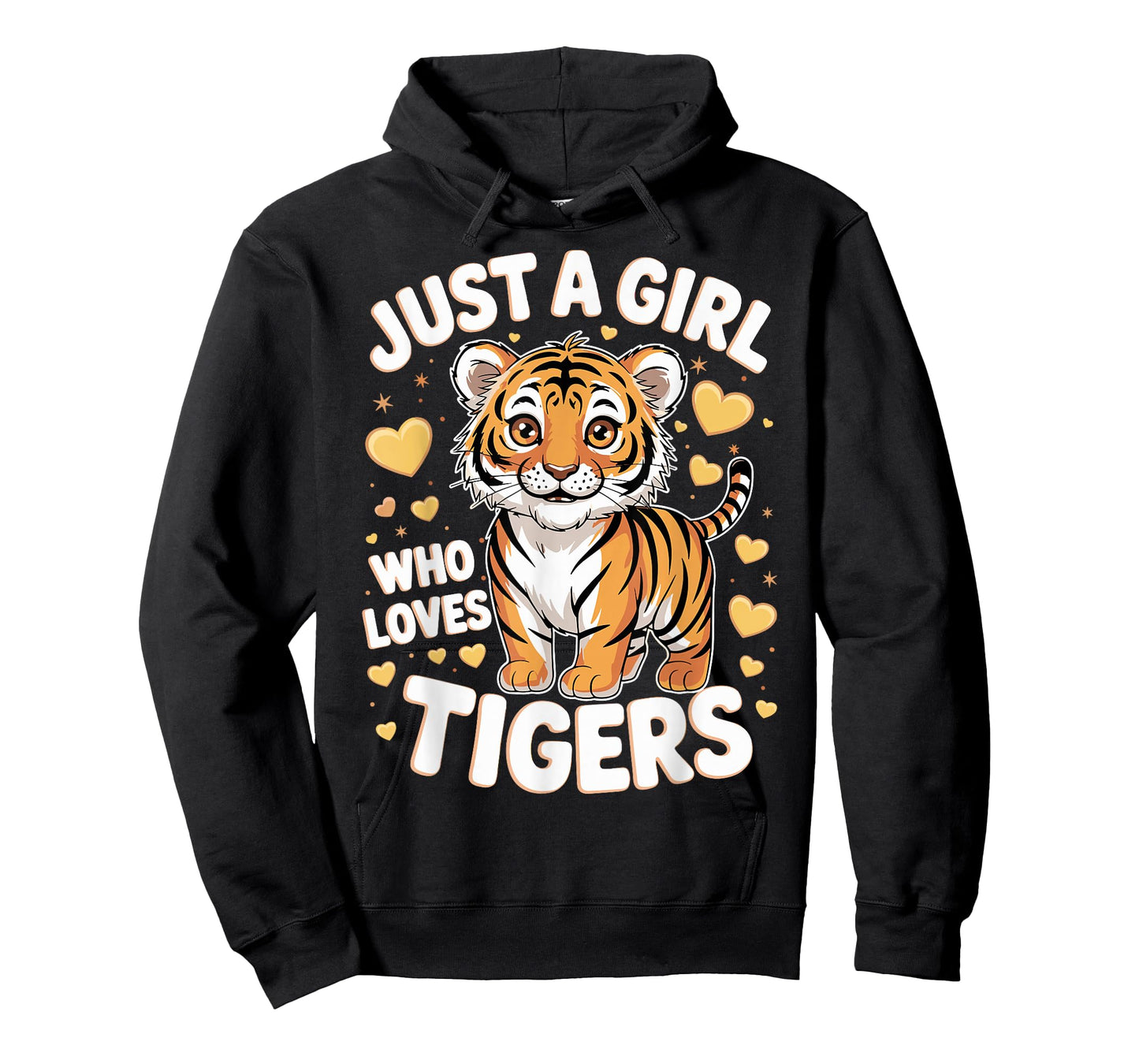 Cute Tiger Animal Just a Girl Who Loves Tigers T-Shirt