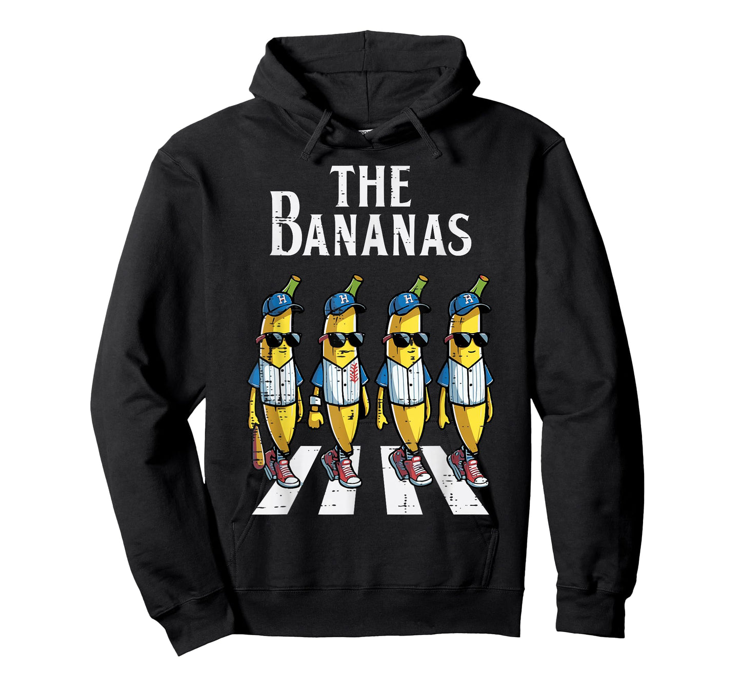 The Banana Crossing Funny Fruit Meme Parody Men Women Kids T-Shirt