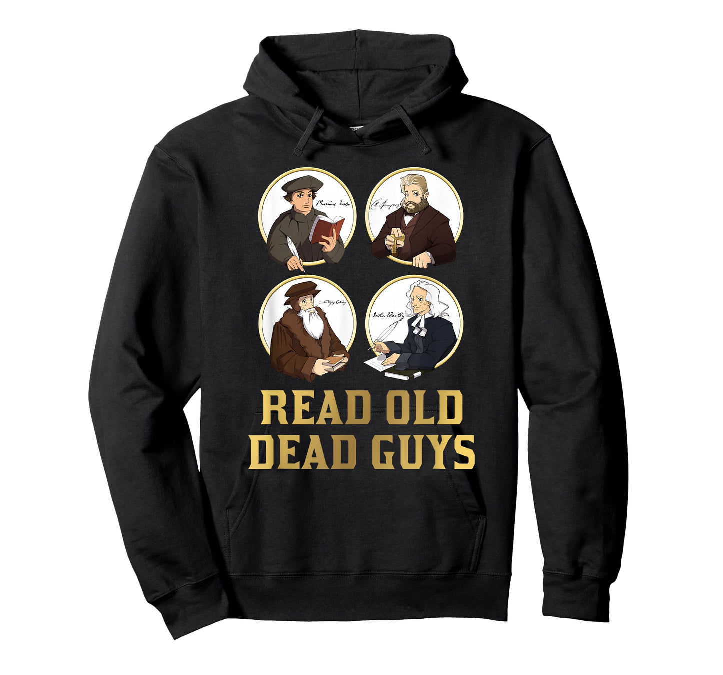 Read Old Dead Guys - Funny Spurgeon, Calvin, Luther Gift T-Shirt