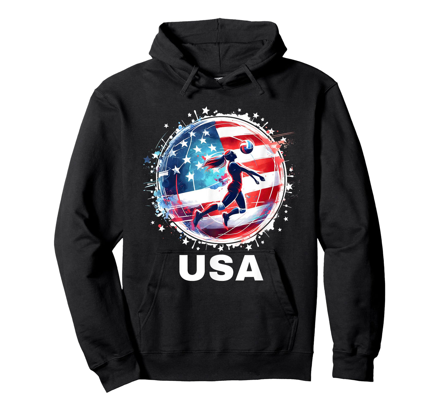 Volleyball USA Women Volleyball TShirt USA Team Volleyball T-Shirt