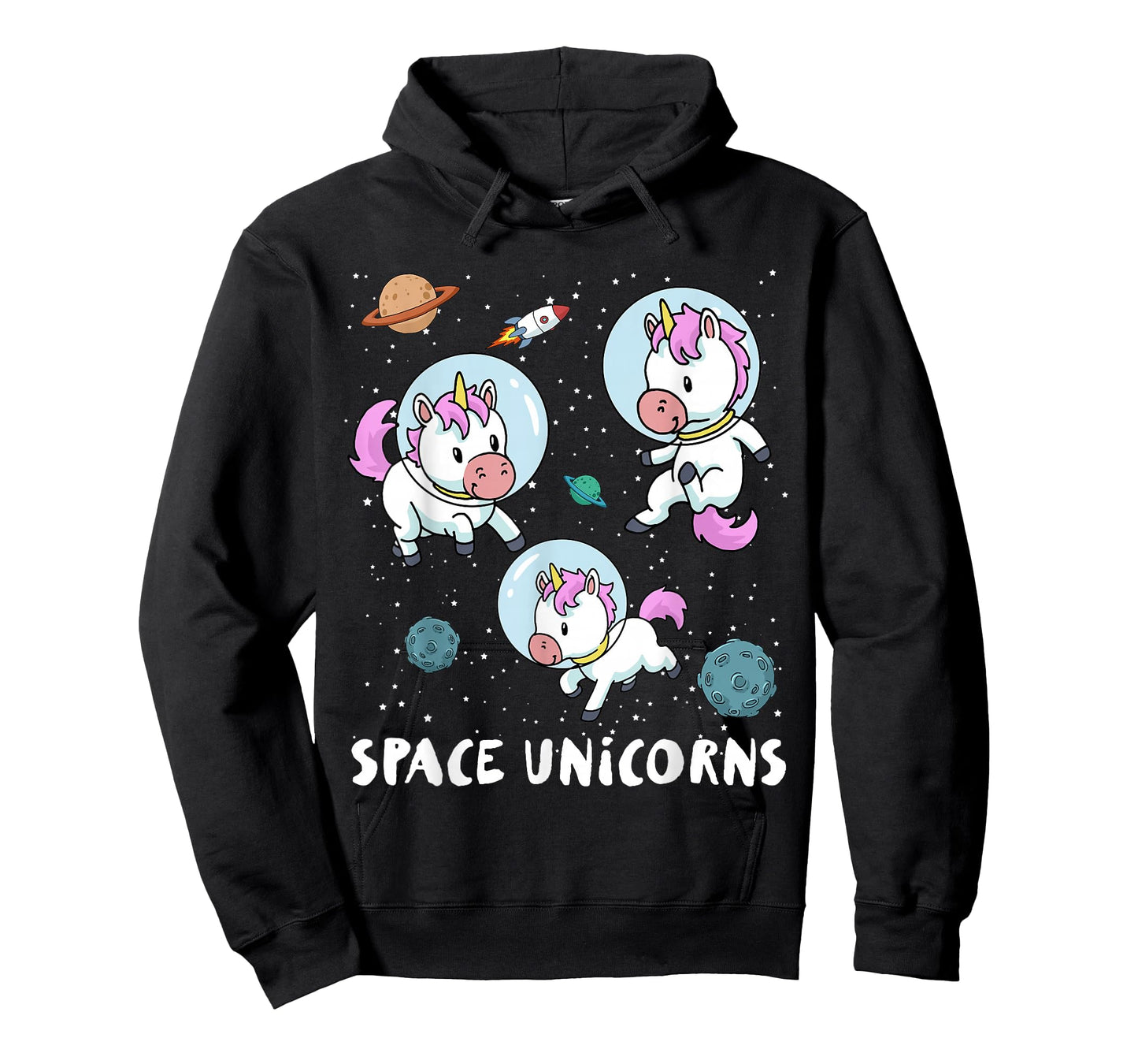 Space Unicorns T-Shirt Funny Astronaut Planet Travel Tee T-Shirt