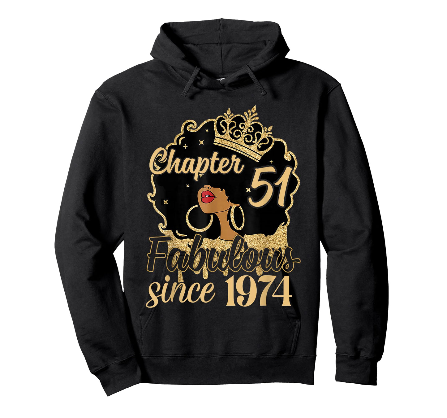 Chapter 51 Fabulous Since 1974 51st Birthday for Girls Women T-Shirt