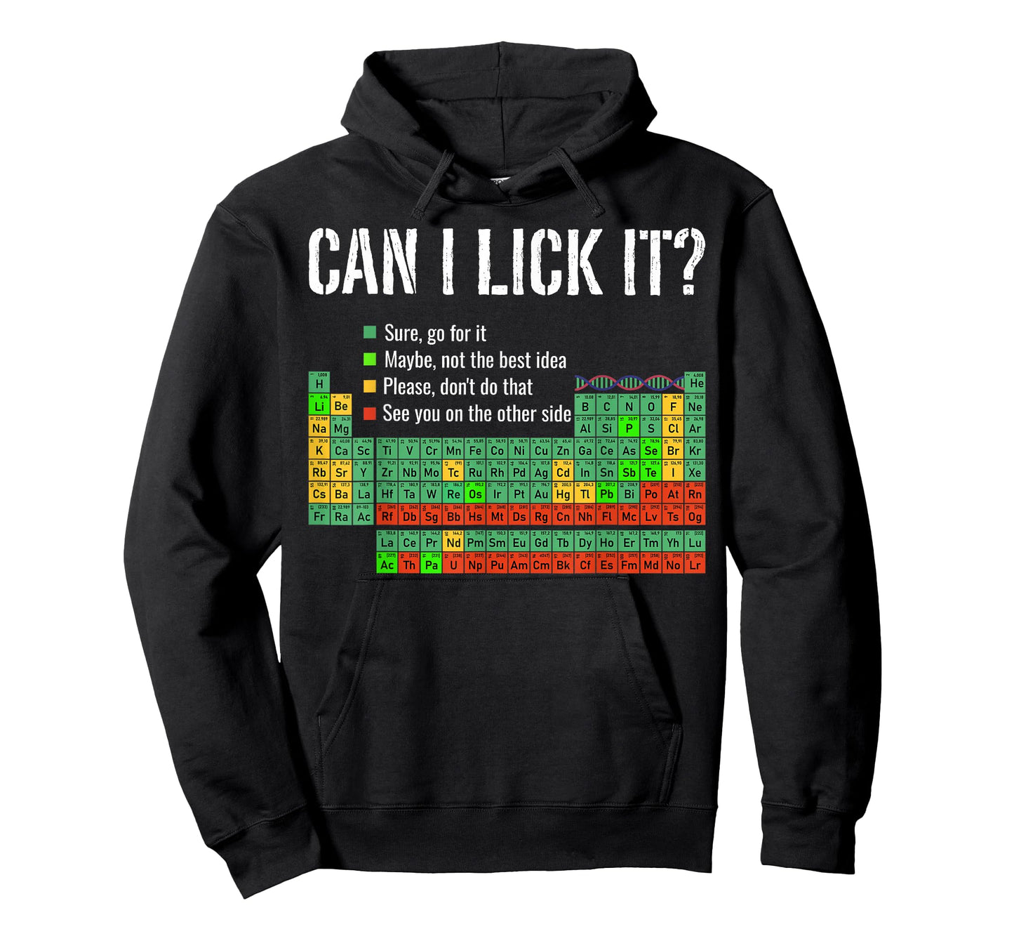 Can I Lick It Periodic Table Funny Science Teacher Student T-Shirt