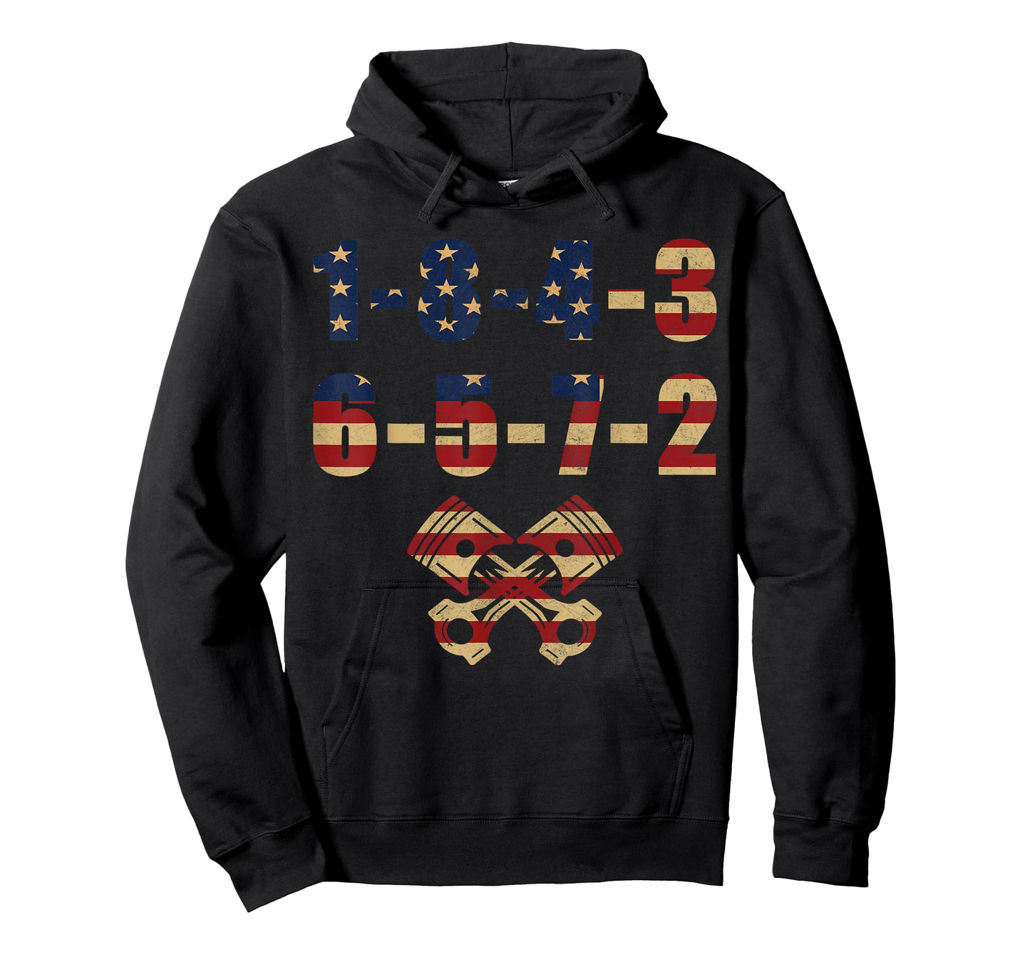 18436572 Firing Order Small Block Engine V8 Big Block T-Shirt