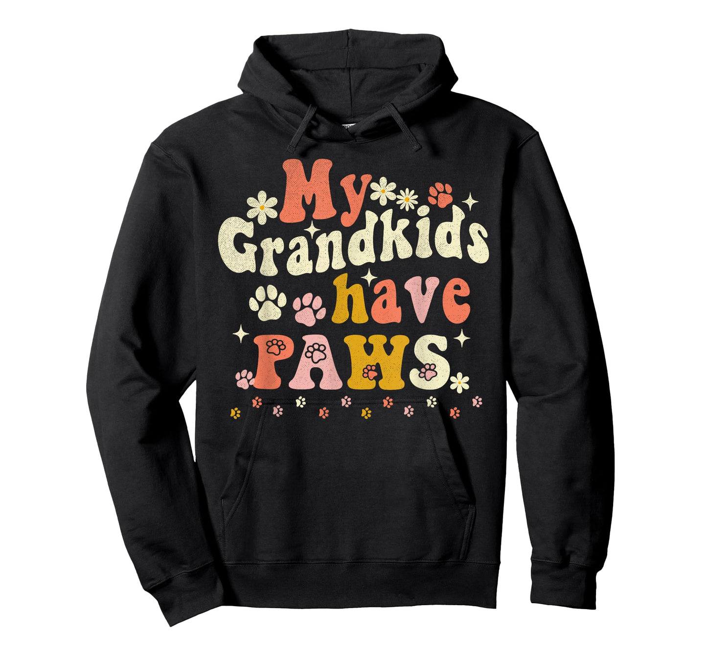 My Grandkids Have Paws Funny Pet Dog Cat Grandma Grandma T-Shirt