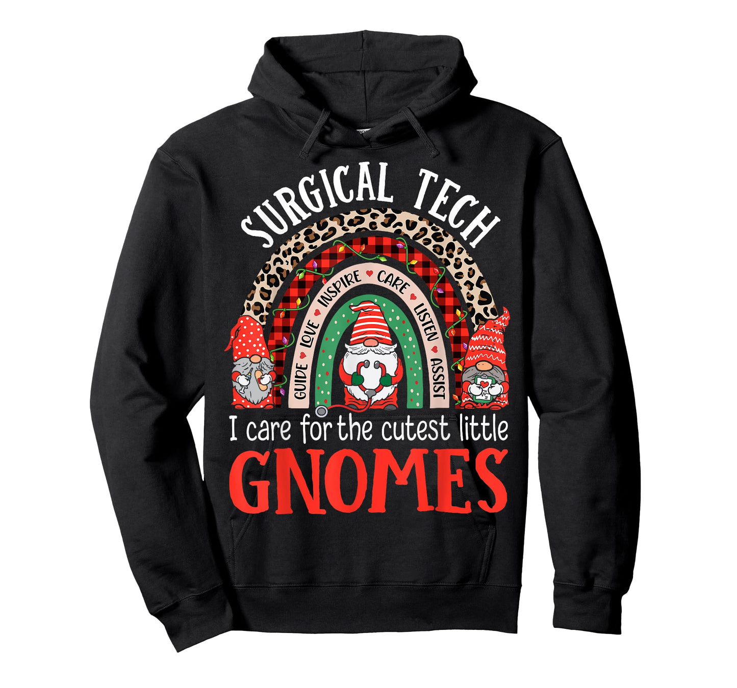 Christmas Surgical Tech Gnomes Surgical Nursing Technologist T-Shirt