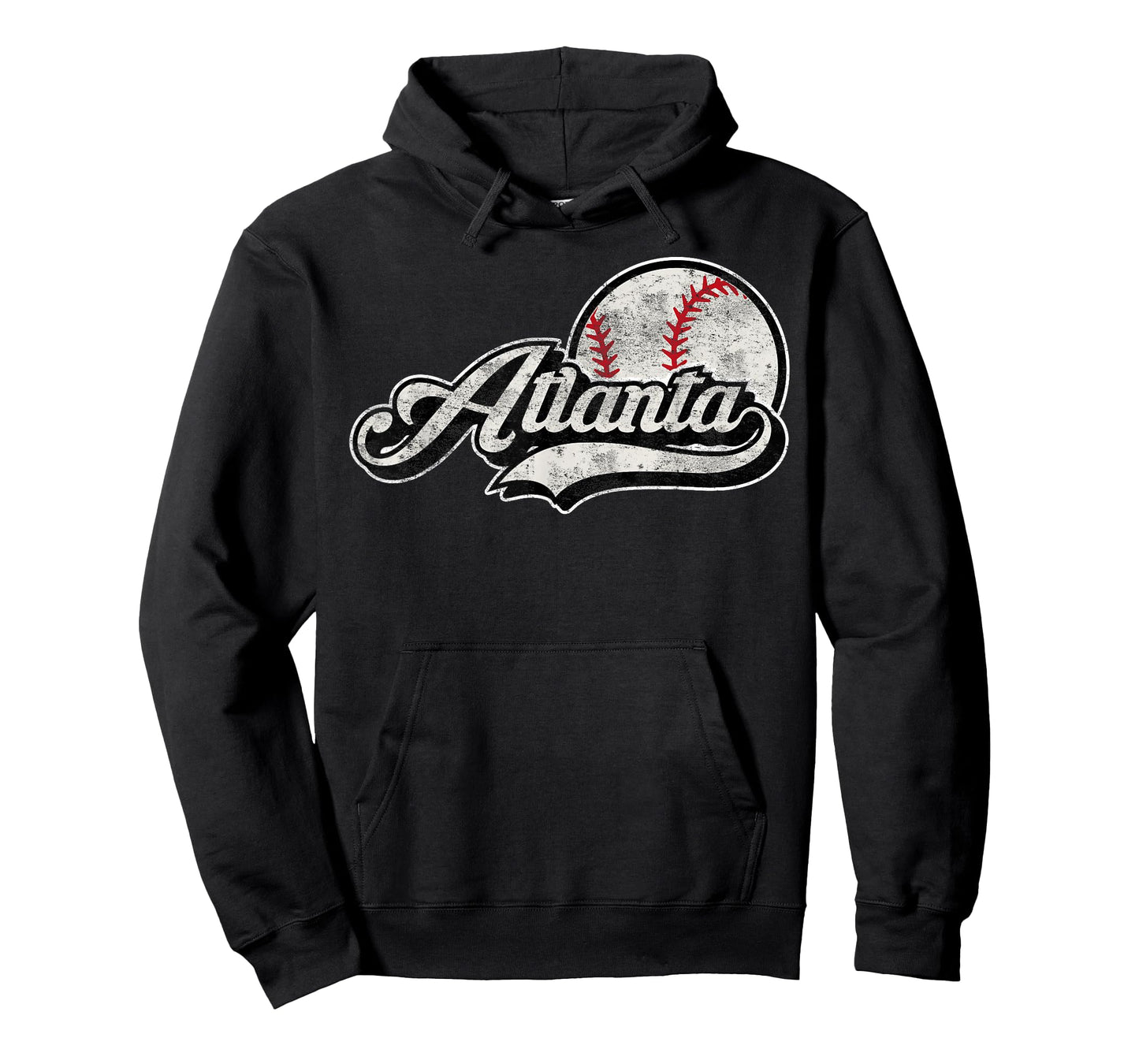 Atlanta Retro Distressed Baseball T-Shirt
