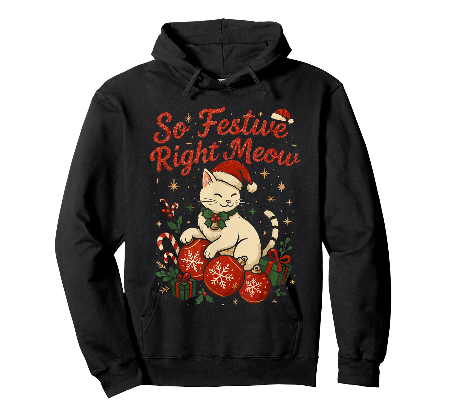 Funny Christmas Cat T-Shirt