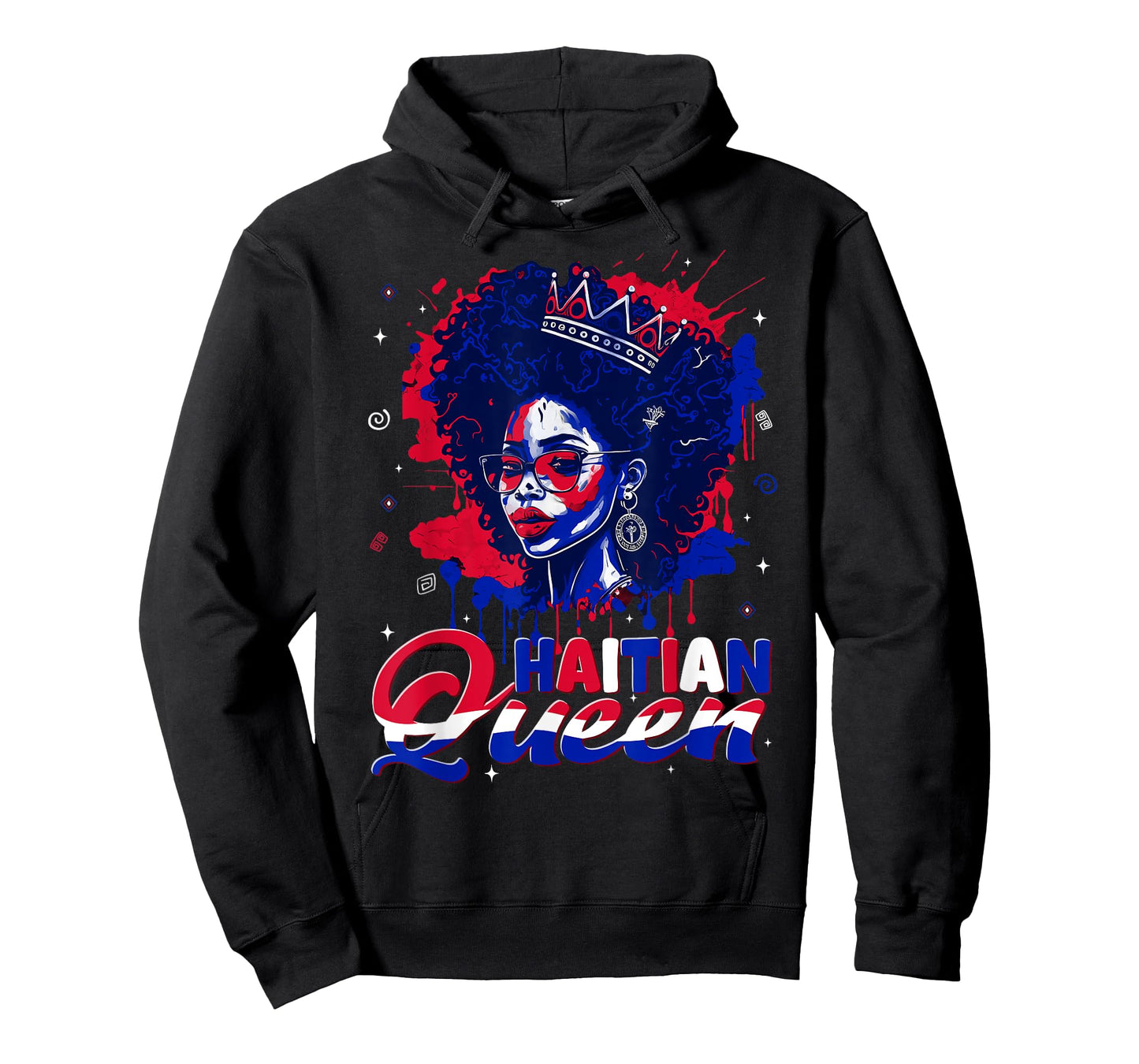 Haitian Queen Ayiti Pride Haiti Flag Day Womens Gifts T-Shirt