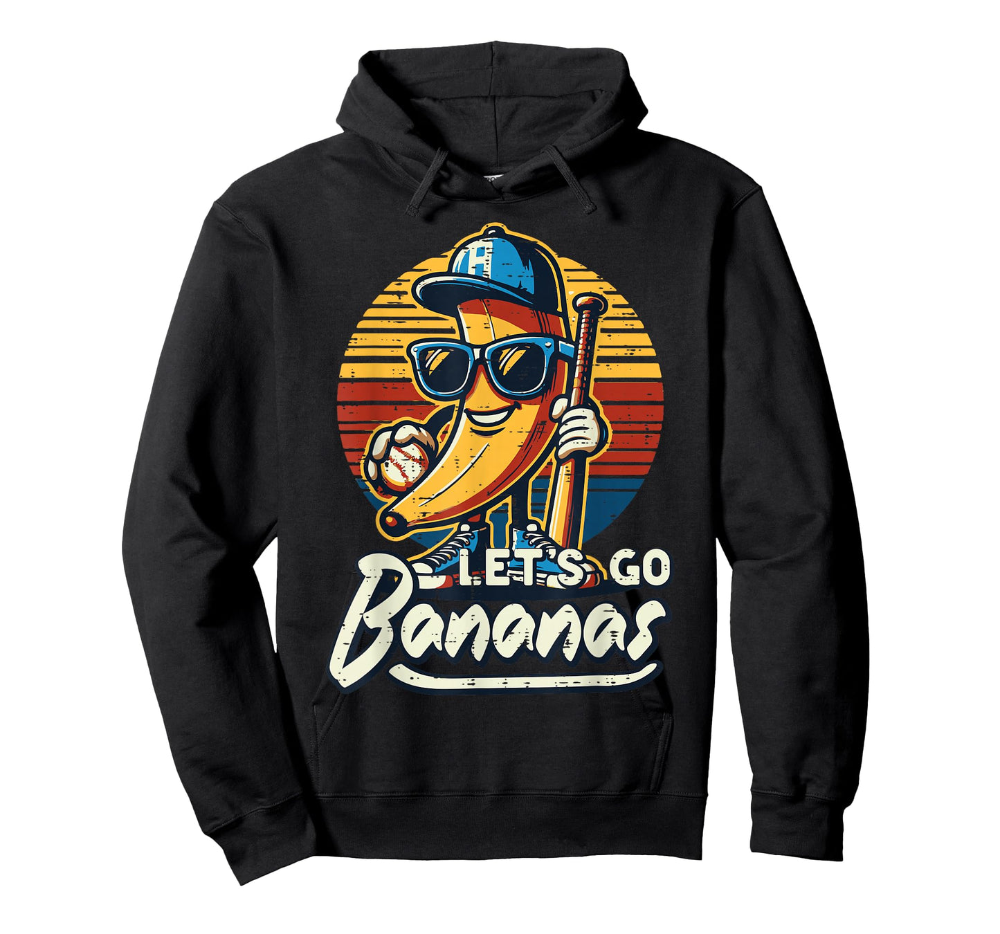 Lets Go Banana Retro Fruit Men Boys Kids T-Shirt