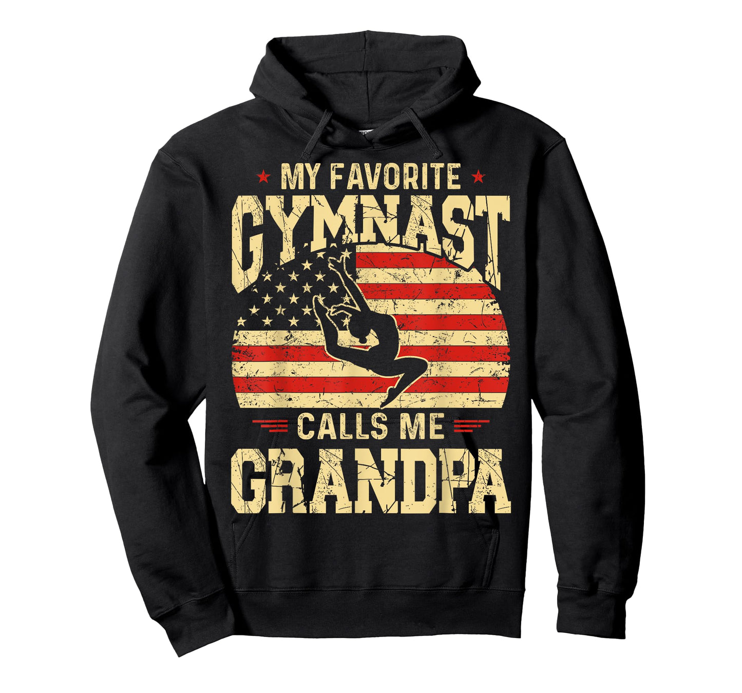 My Favorite Gymnast Calls Me Grandpa Funny Fathers Day T-Shirt