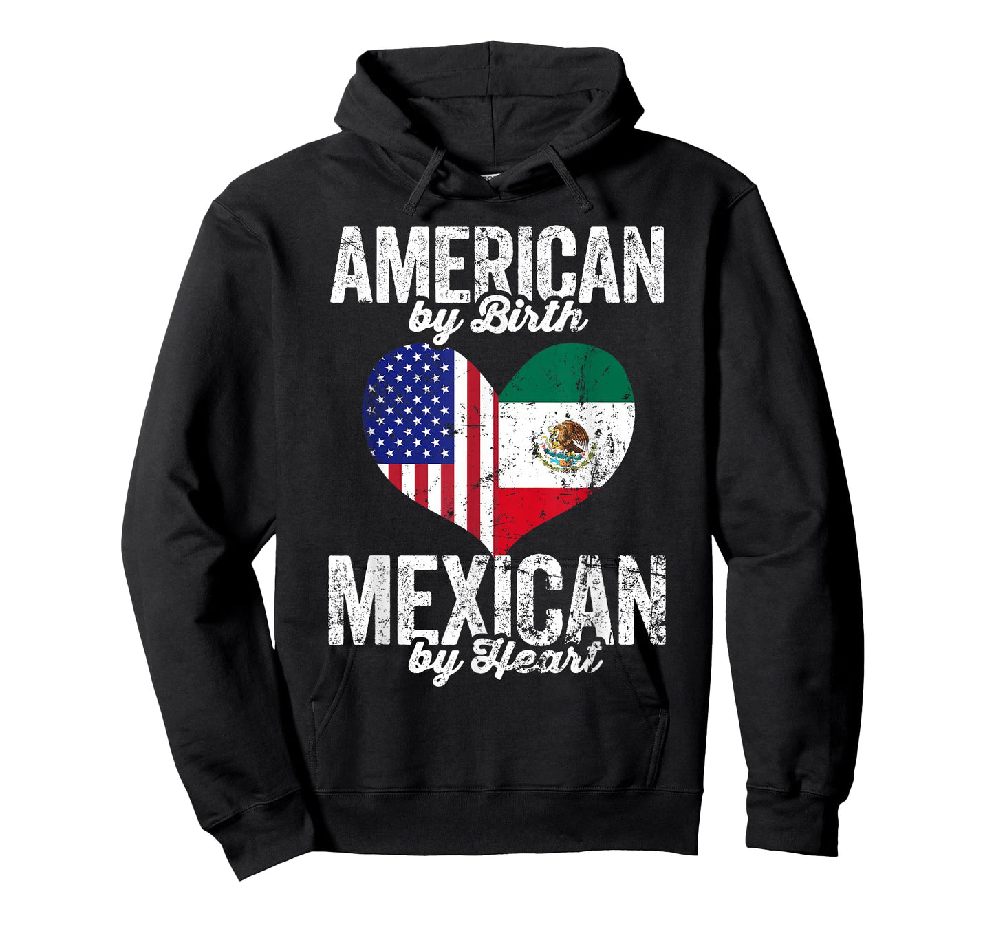 American By Birth Mexican By Heart Mexico Mexican American T-Shirt