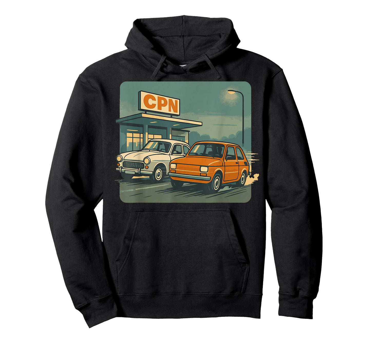 CPN Retro Cars PRL Poland Oldschool Vintage Ride T-Shirt