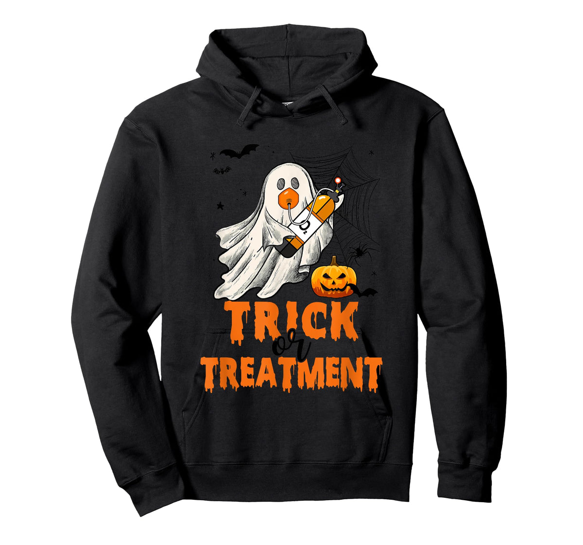 Trick Or Treatment Respiratory Therapist Halloween Nurse T-Shirt