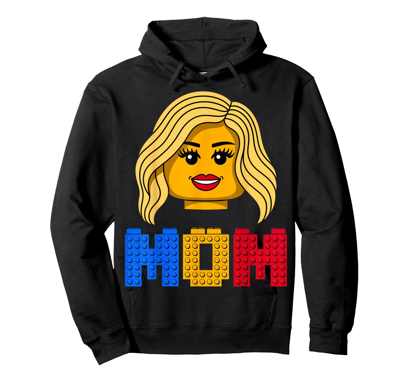 Family Mom Master Builder Building Bricks Blocks Mothers Day T-Shirt